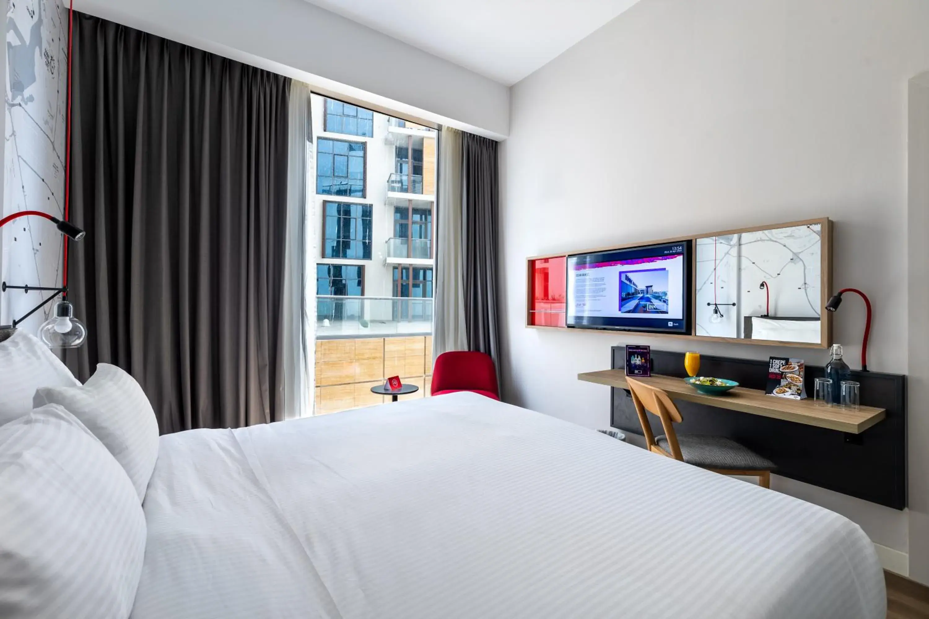 Bedroom, Bed in Ink Hotel Bedroom, Bed in Ink Hotel