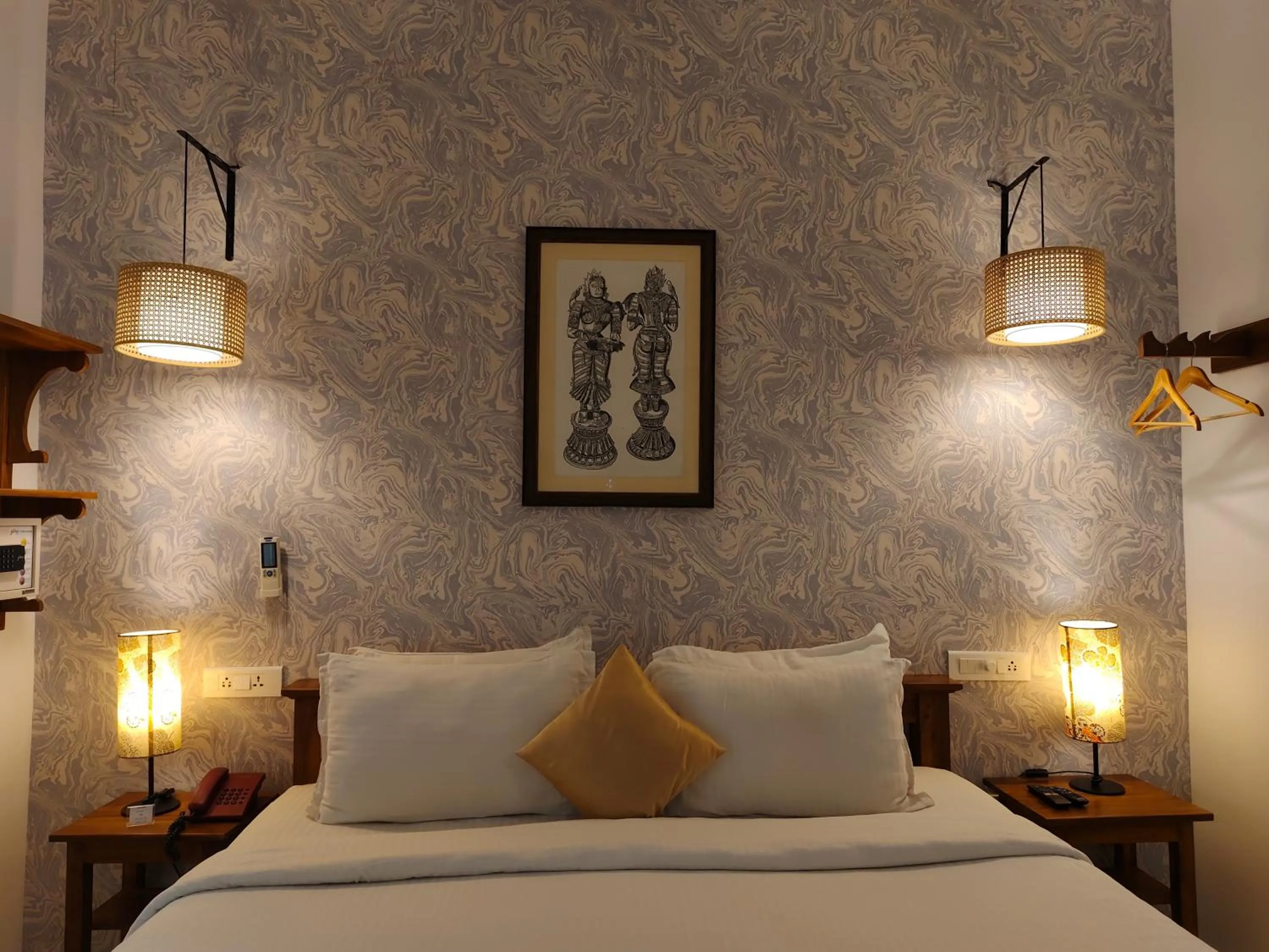 Bedroom, Bed in Hotel Aura by Woco Stays