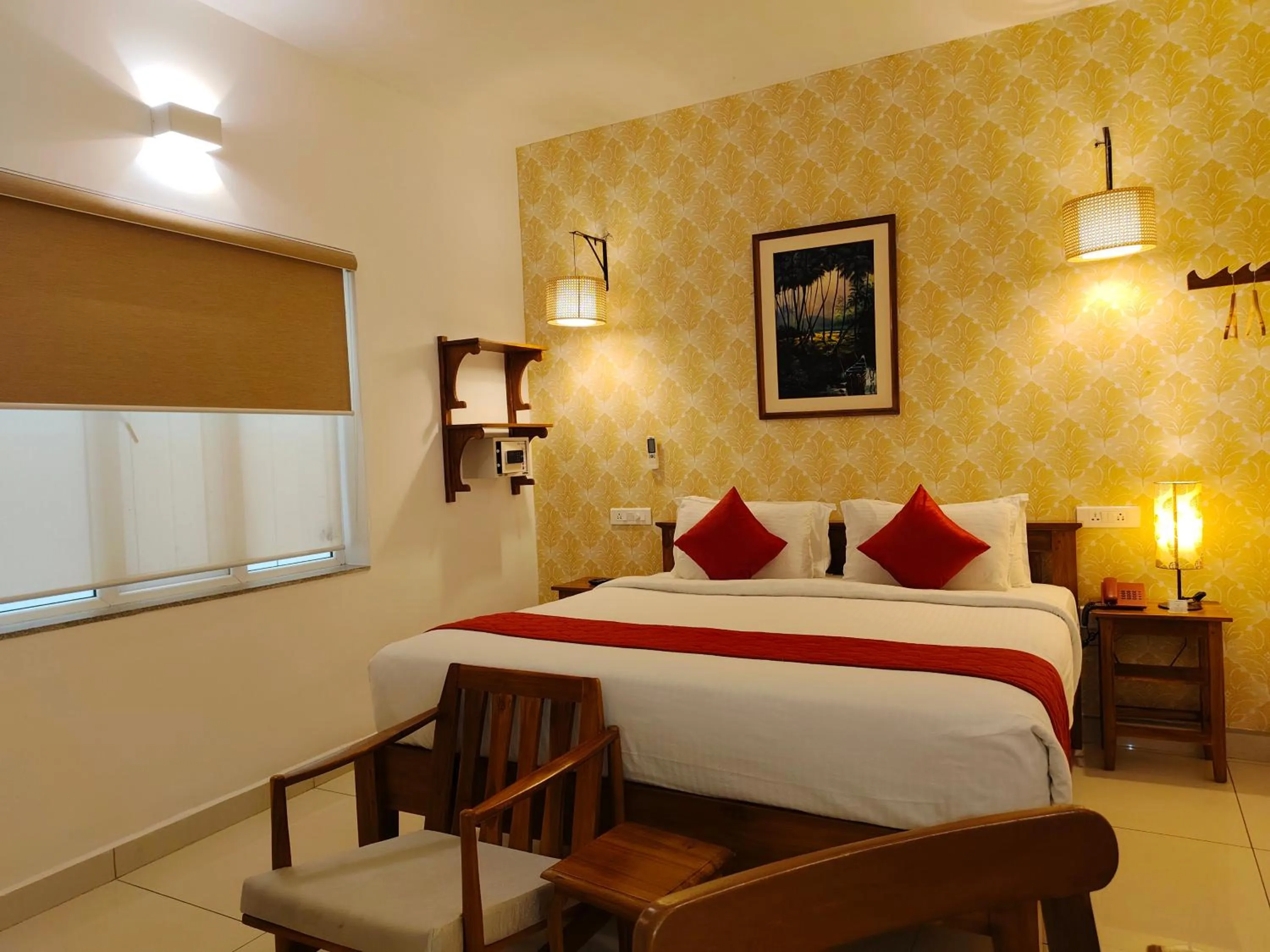 Bedroom, Bed in Hotel Aura by Woco Stays