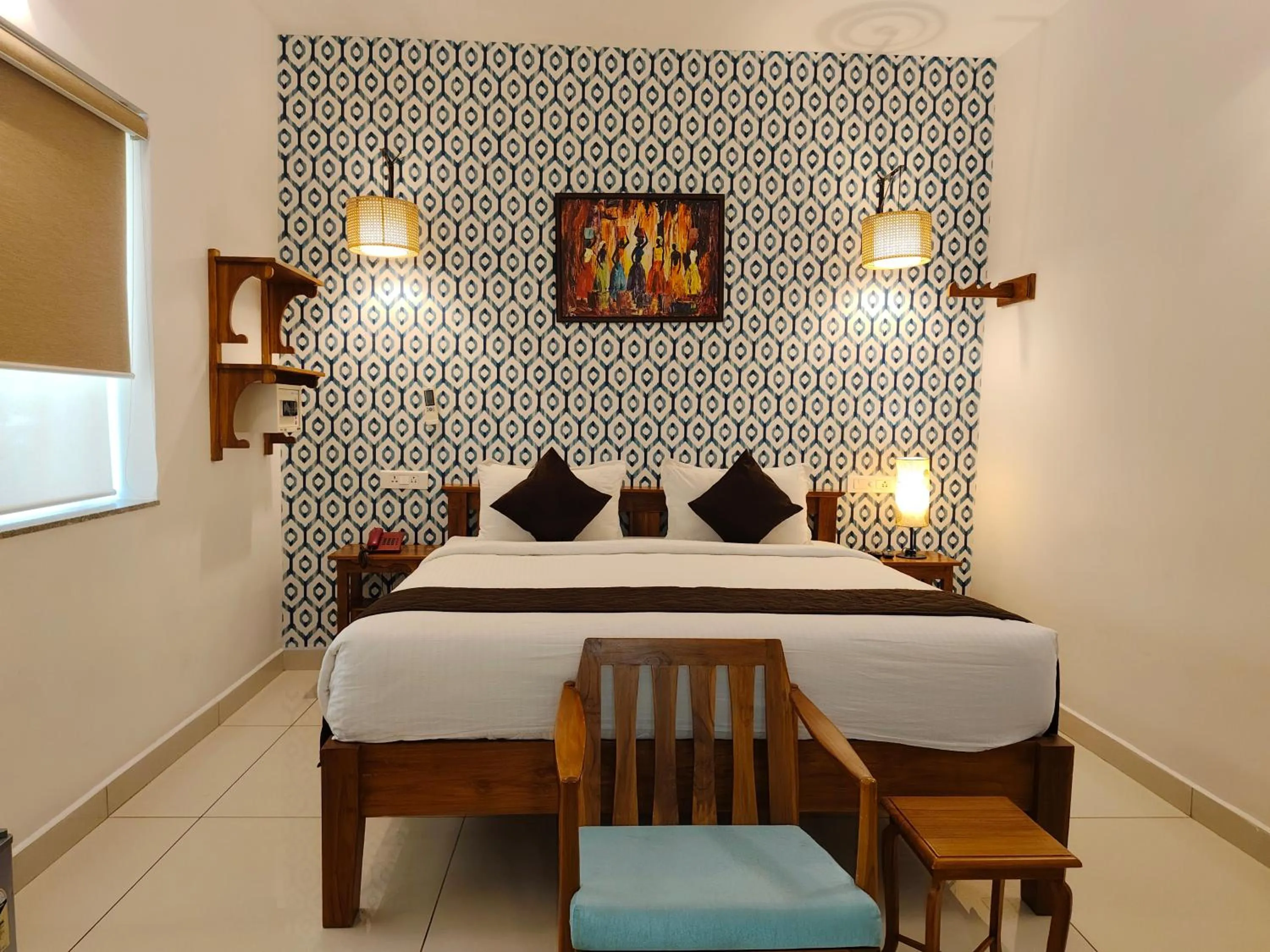 Bedroom, Bed in Hotel Aura by Woco Stays