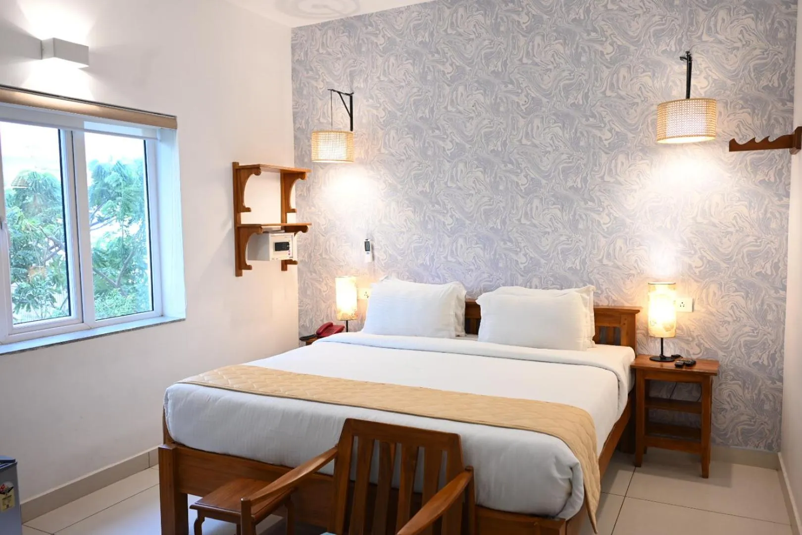 Bedroom, Bed in Hotel Aura by Woco Stays