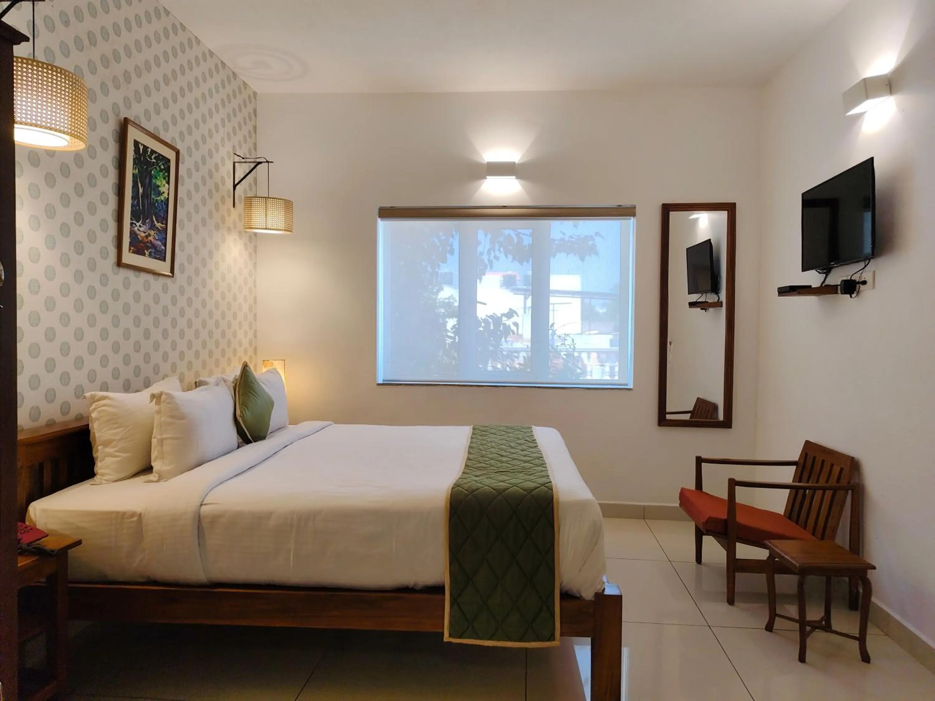 Bedroom, Bed in Hotel Aura by Woco Stays