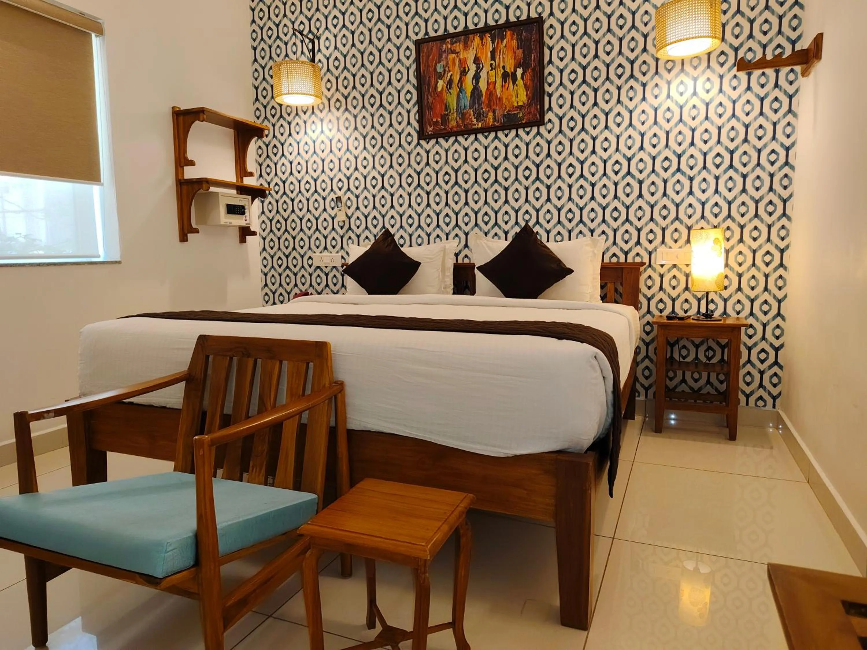 Bedroom, Bed in Hotel Aura by Woco Stays