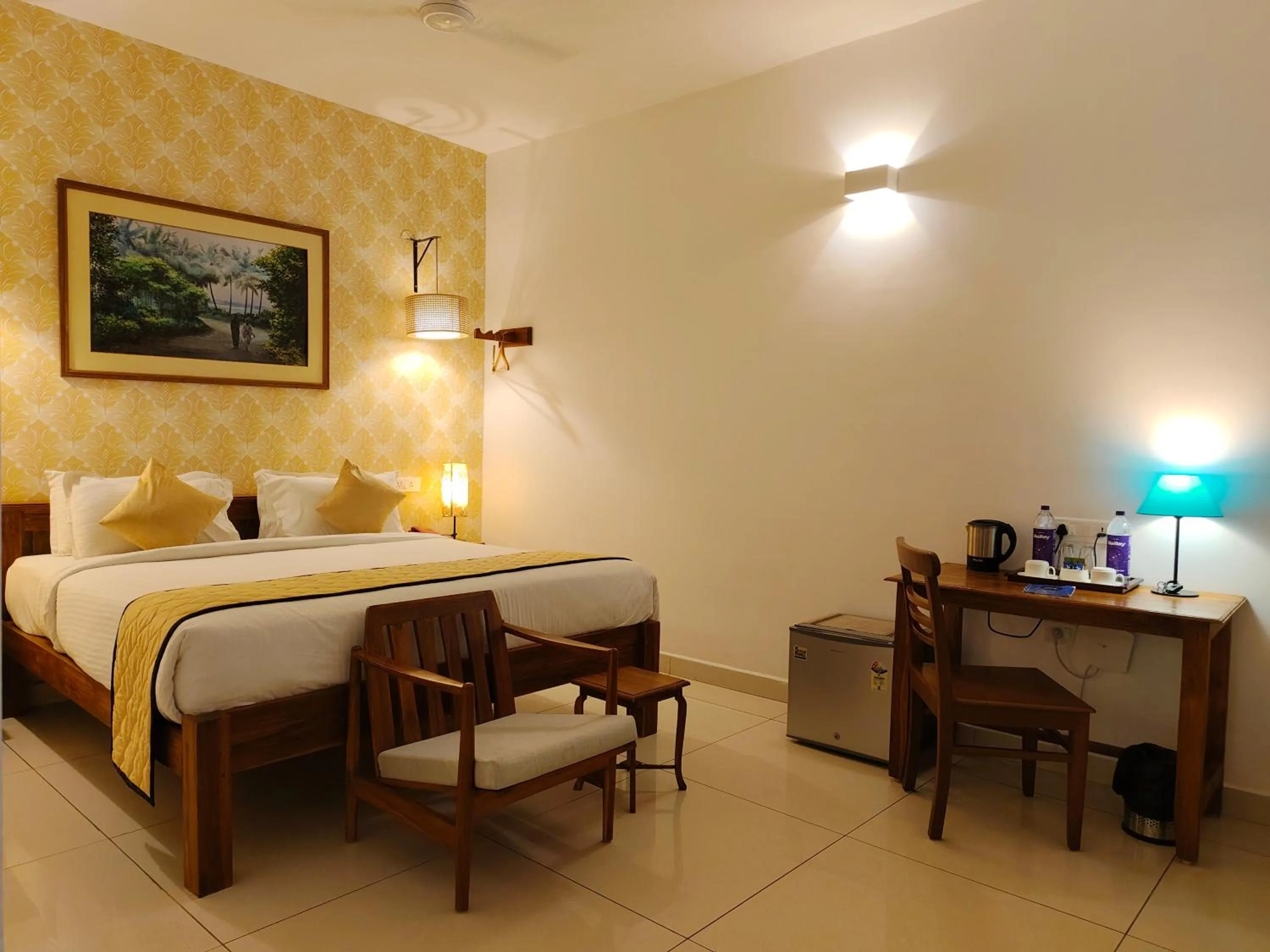 Bedroom, Bed in Hotel Aura by Woco Stays