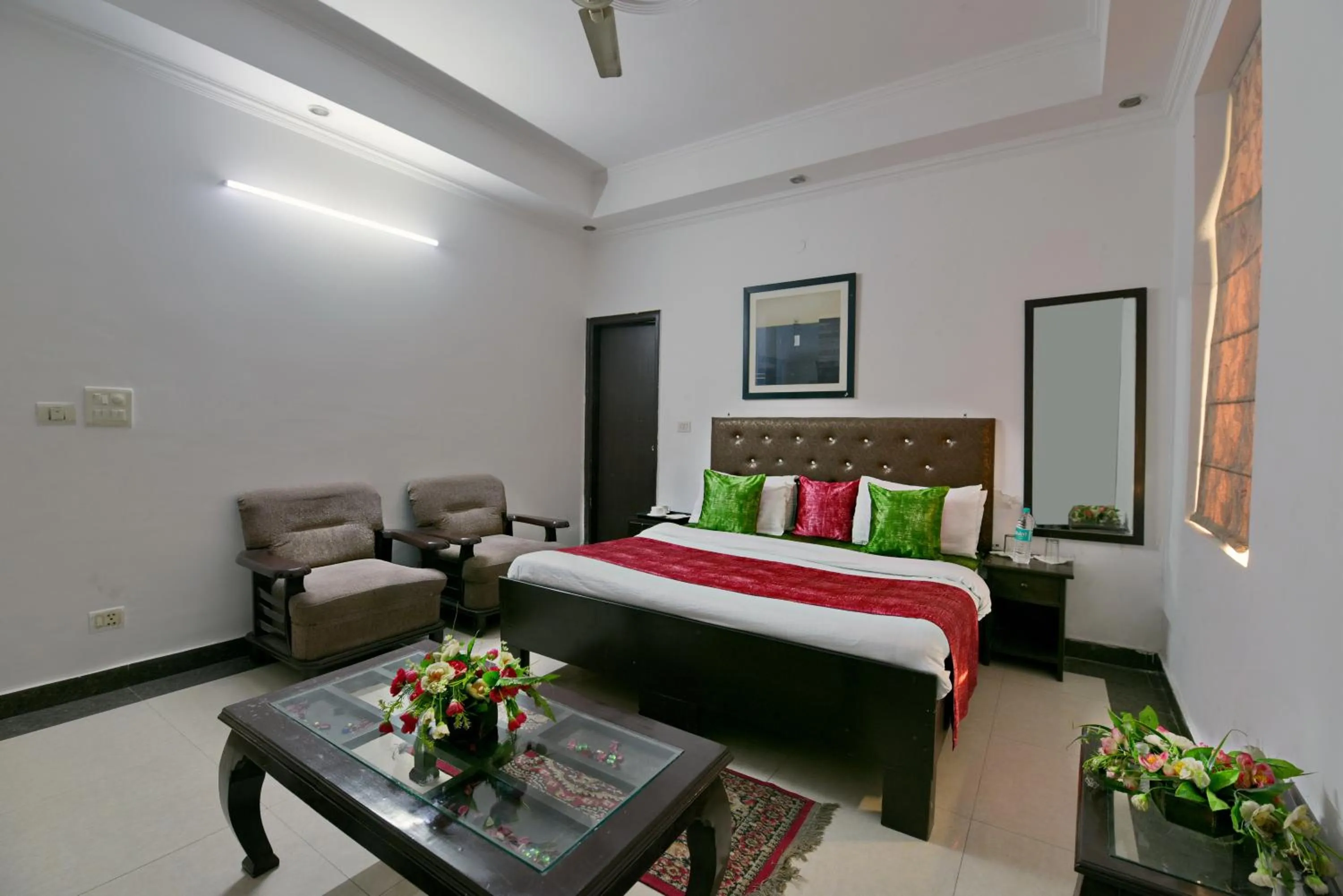 Bed in Hotel Diamond Stays