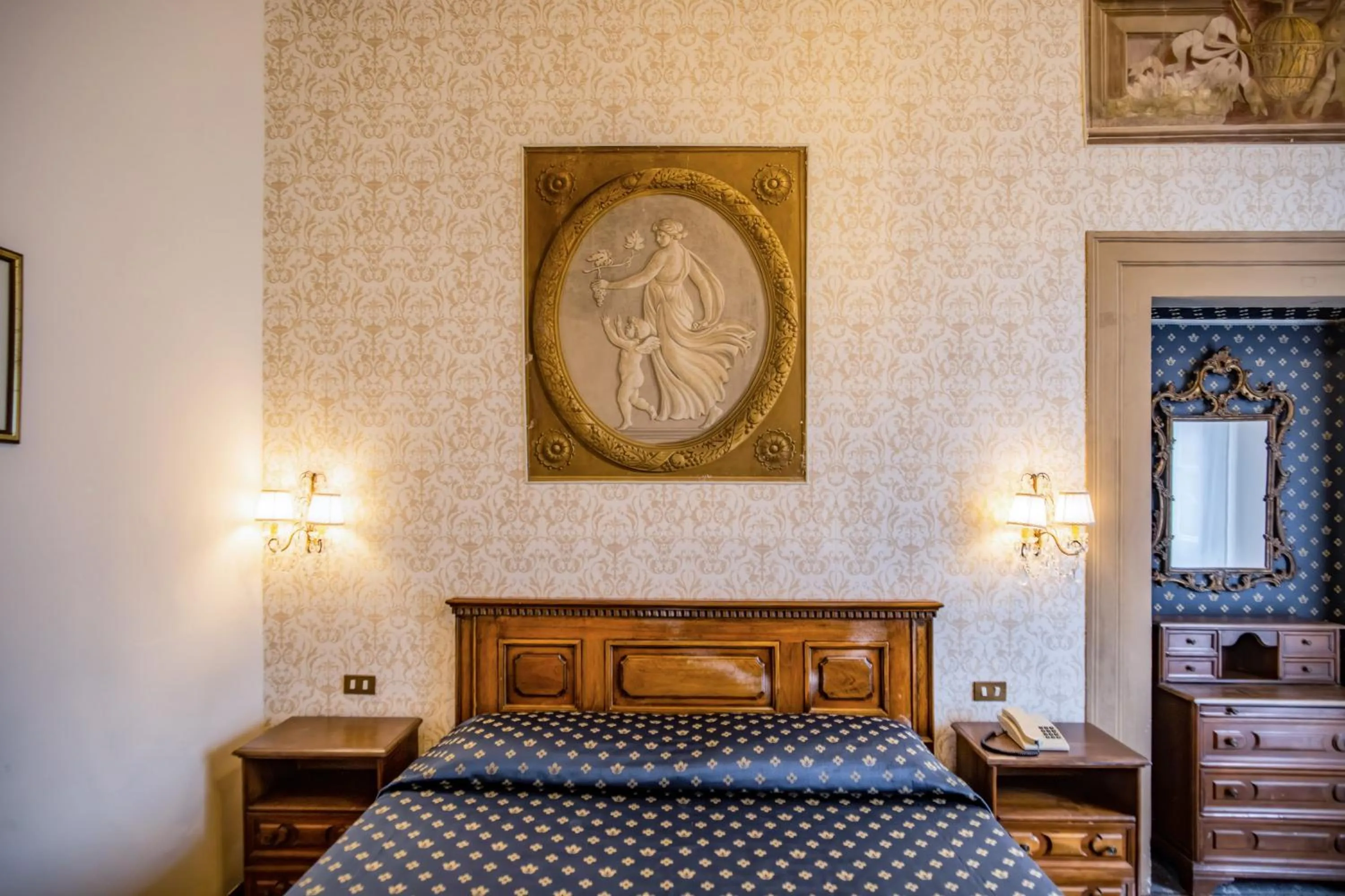 Bedroom, Bed in Hotel Martelli