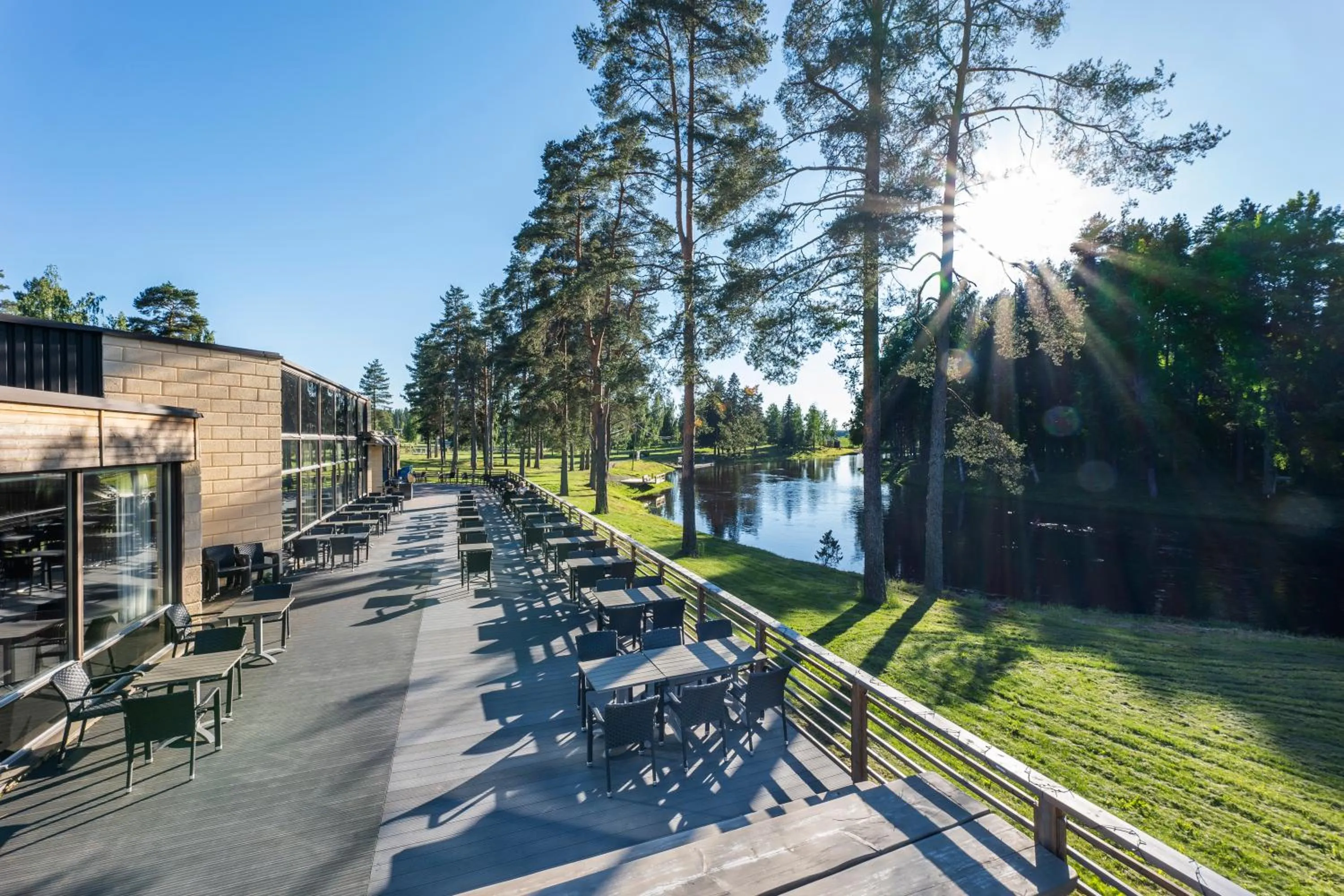 Patio in Spa Hotel Runni Iisalmi