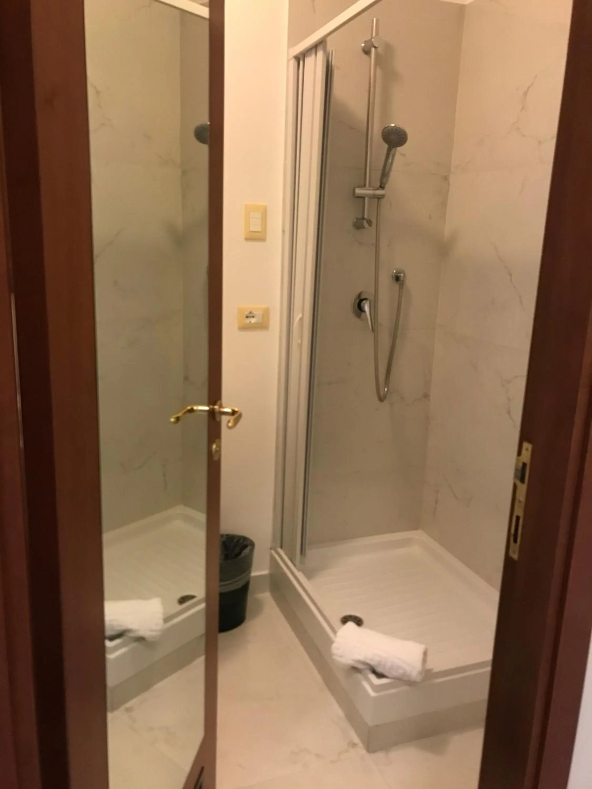 Shower in Hotel Virgilio