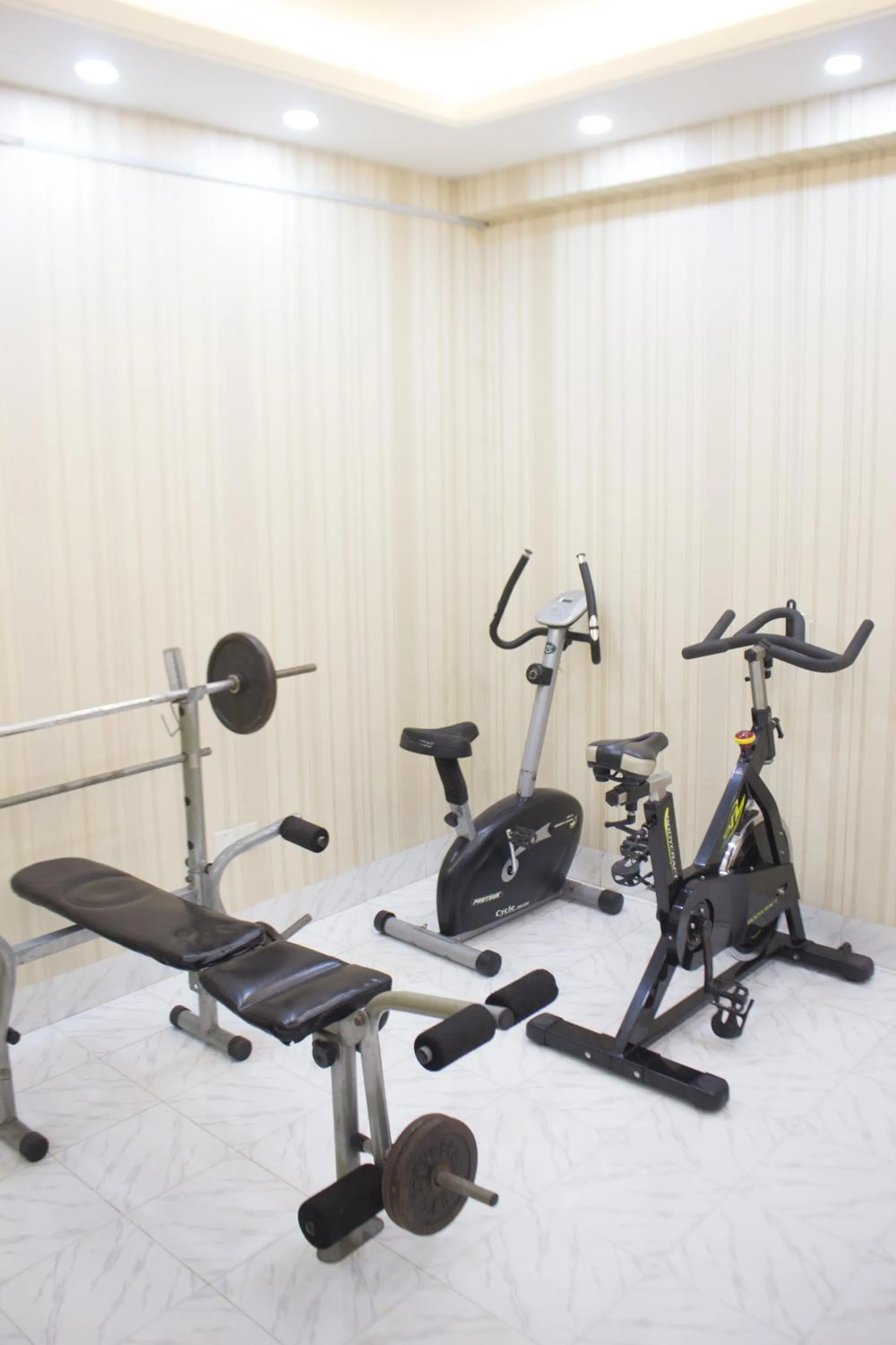 Fitness centre/facilities in Hotel The Enchanted Residence