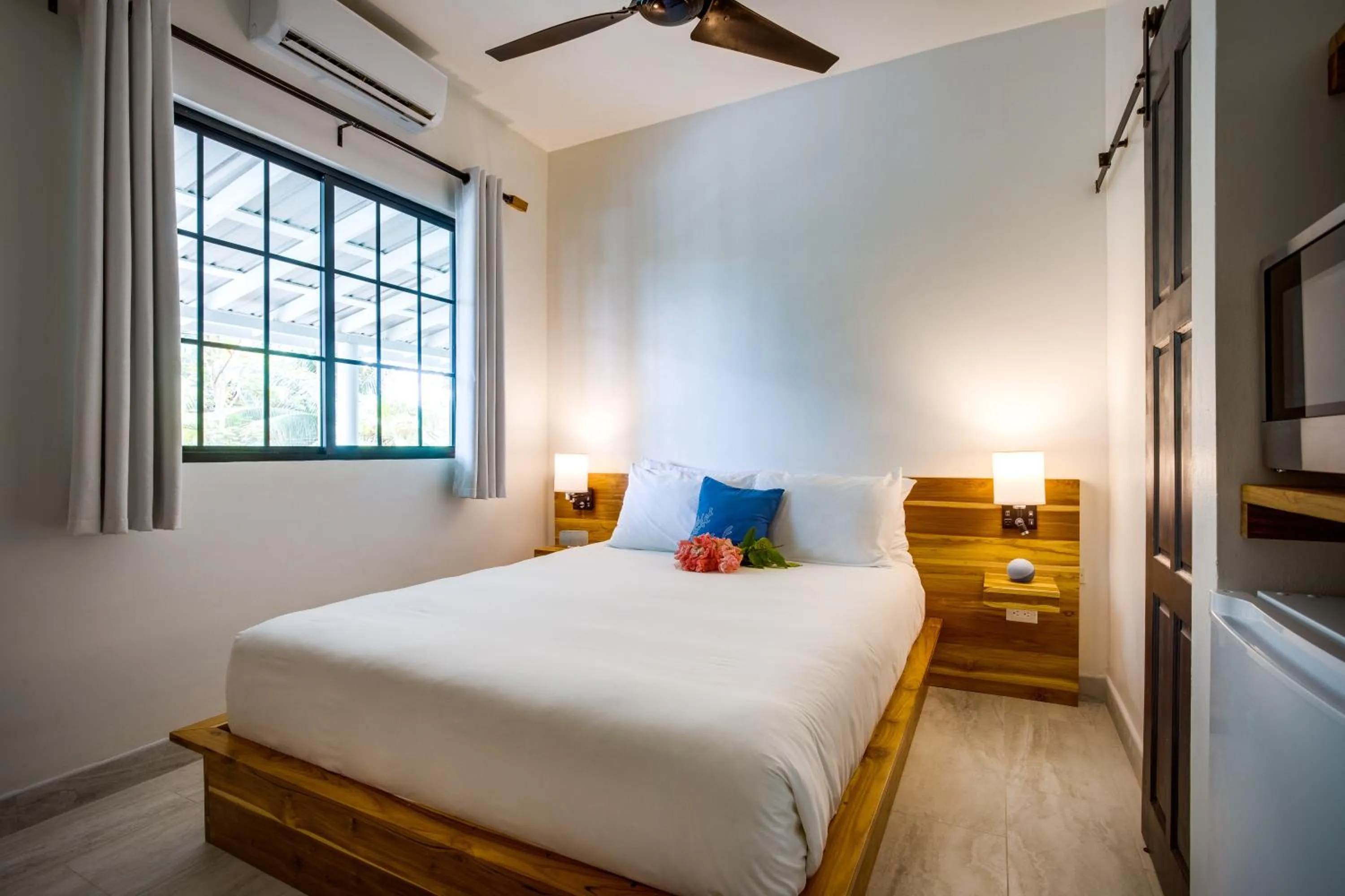 Bed in The Sea Glass Inn