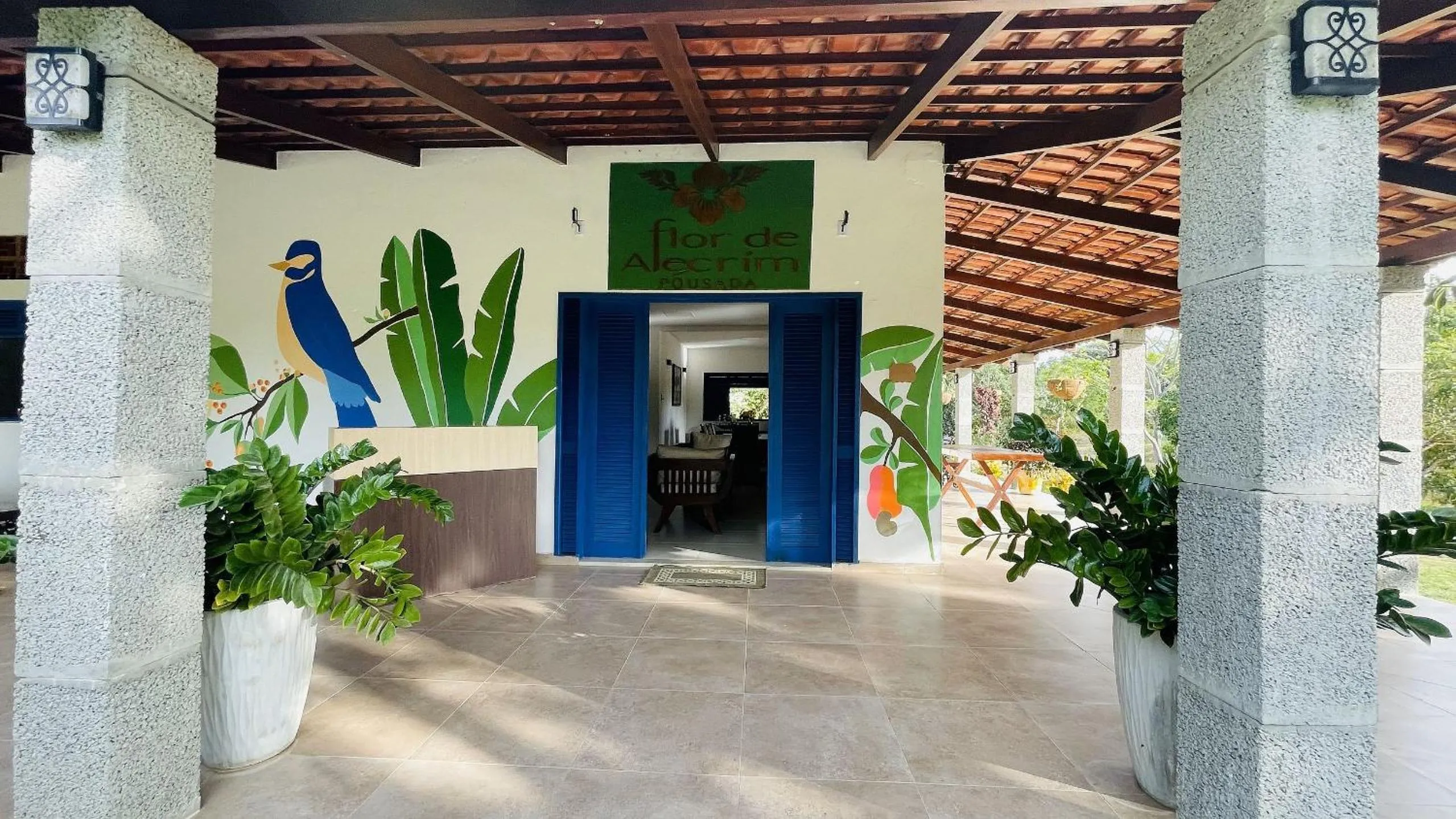 Balcony/Terrace in Hotel Pousada Flor de Alecrim