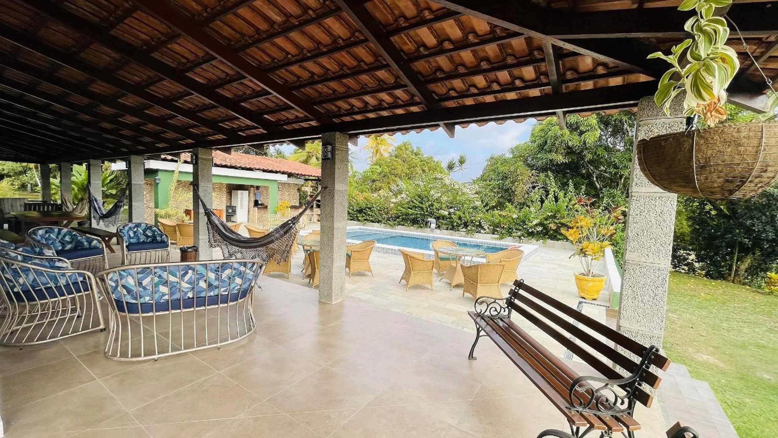 Balcony/Terrace in Hotel Pousada Flor de Alecrim
