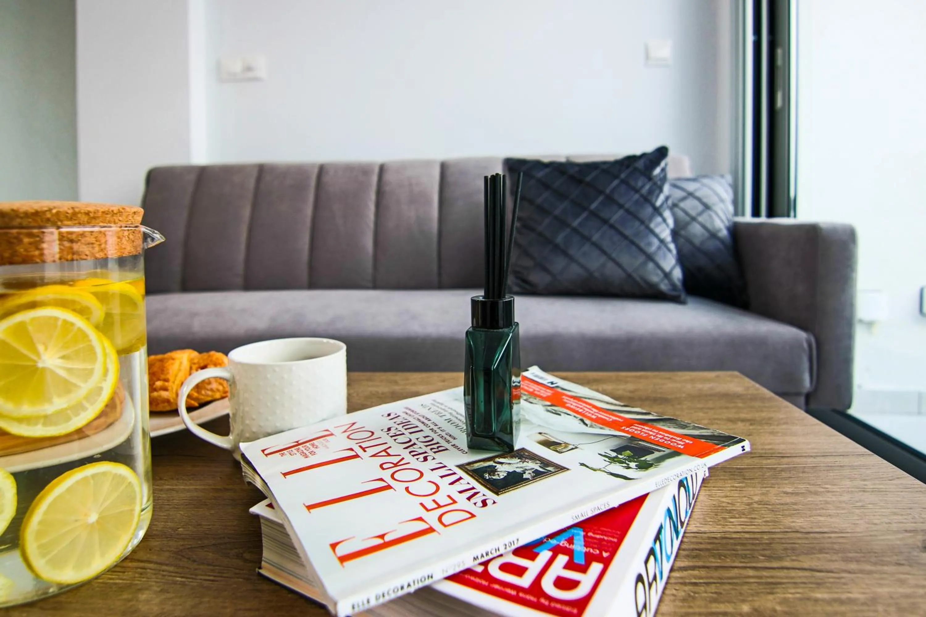 Living room in Phaedrus Living - Seaside Executive Flat Harbour 204