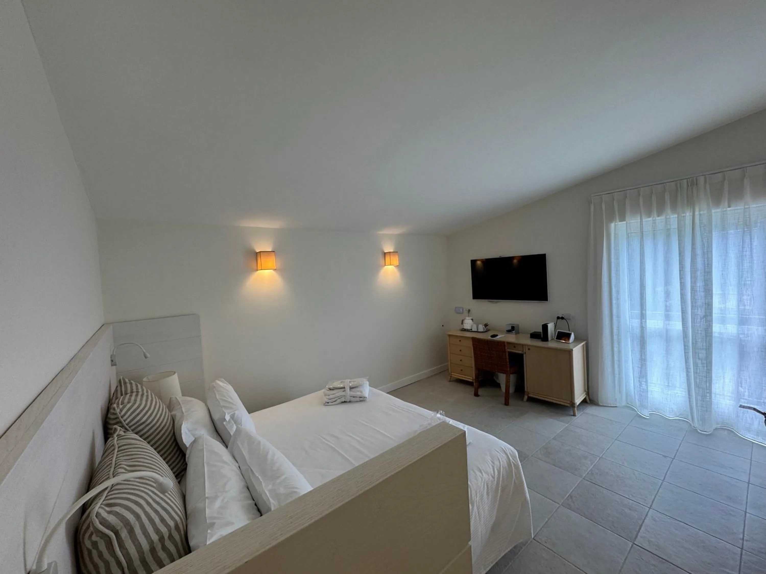 Bed in Grand Hotel Aminta