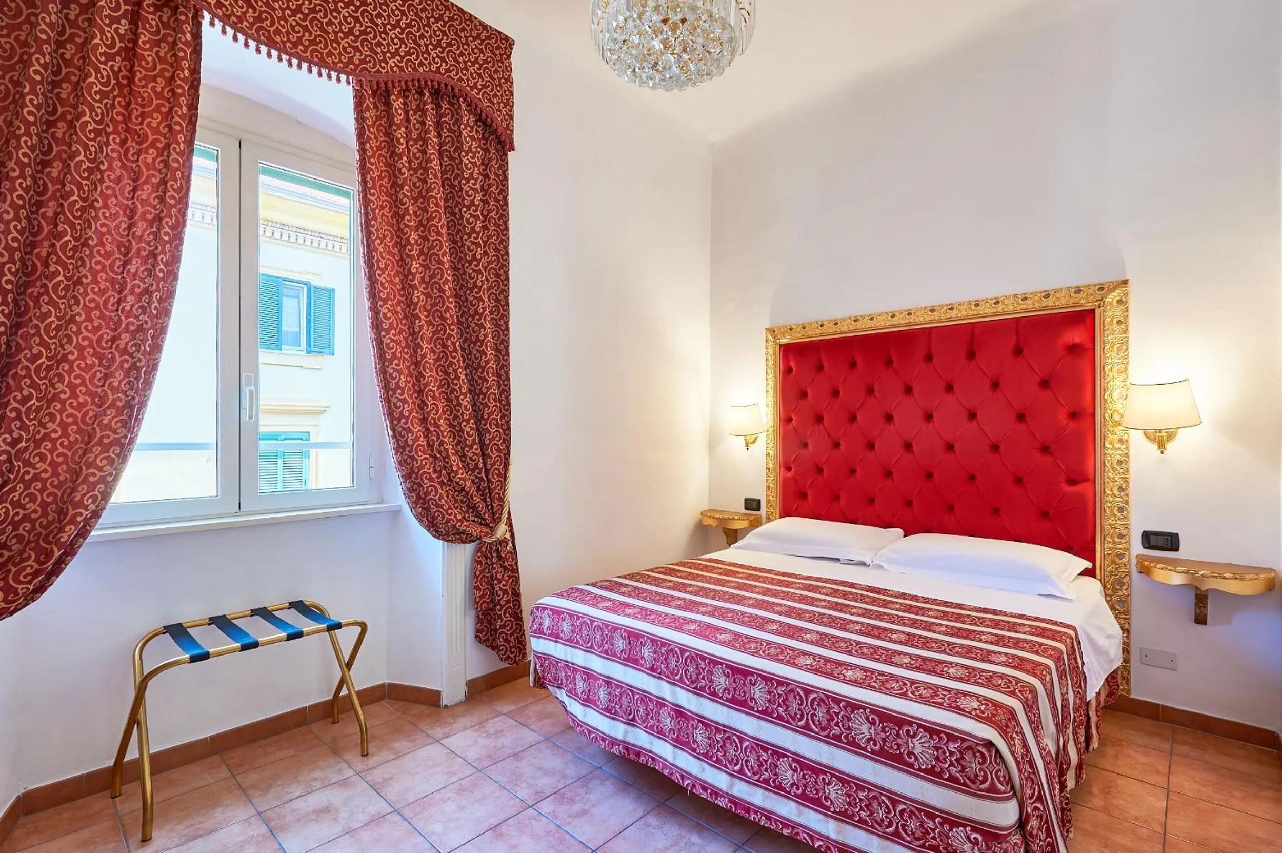 Bed in Hotel Virginia