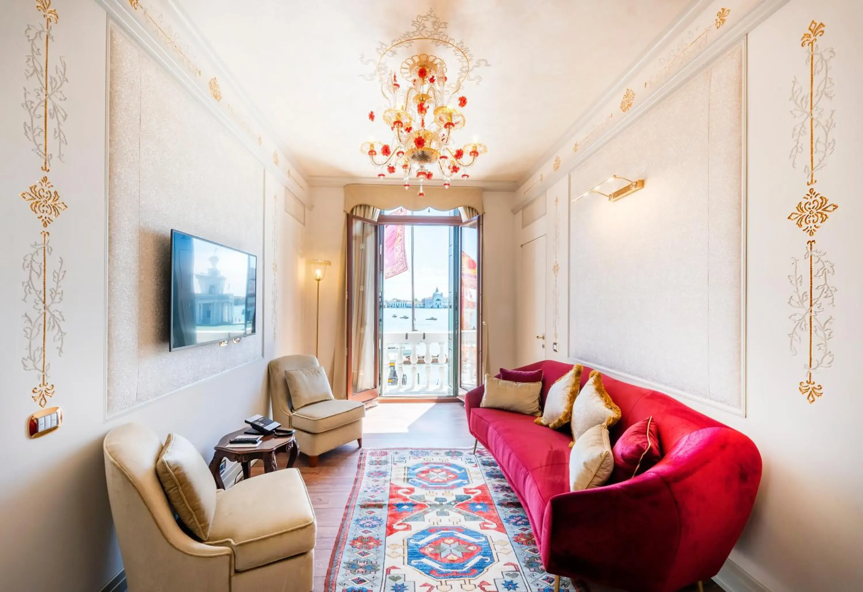 Living room in Monaco & Grand Canal Living room in Monaco & Grand Canal