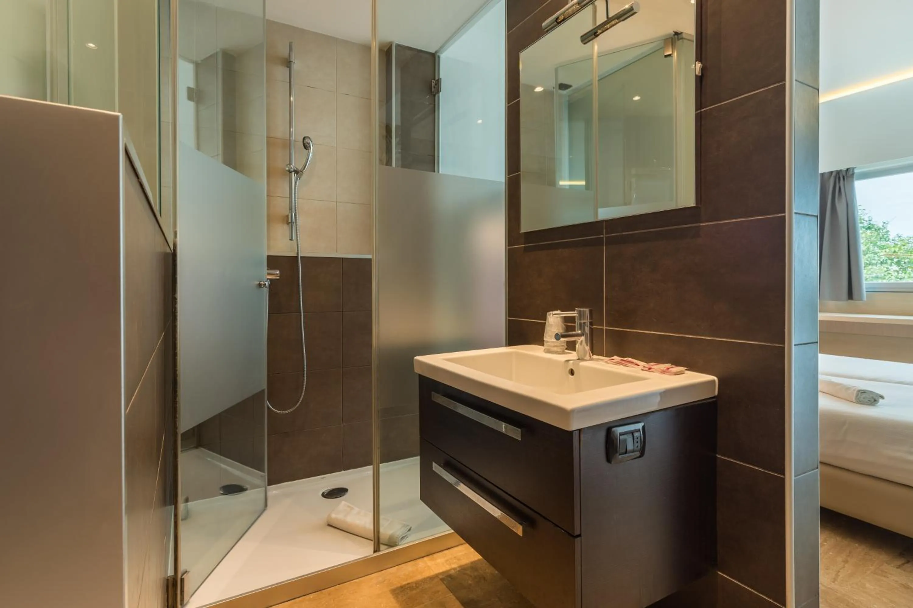 Shower in Hotel Antares Sport Beauty & Wellness