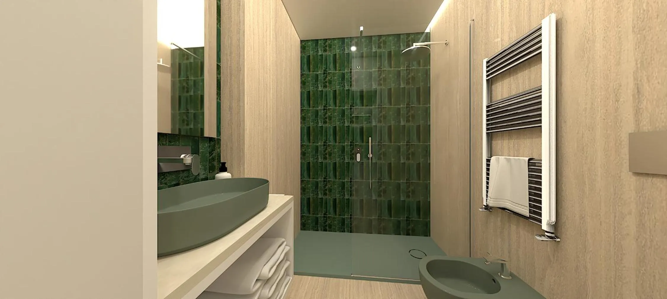 Bathroom in Hotel Alpha