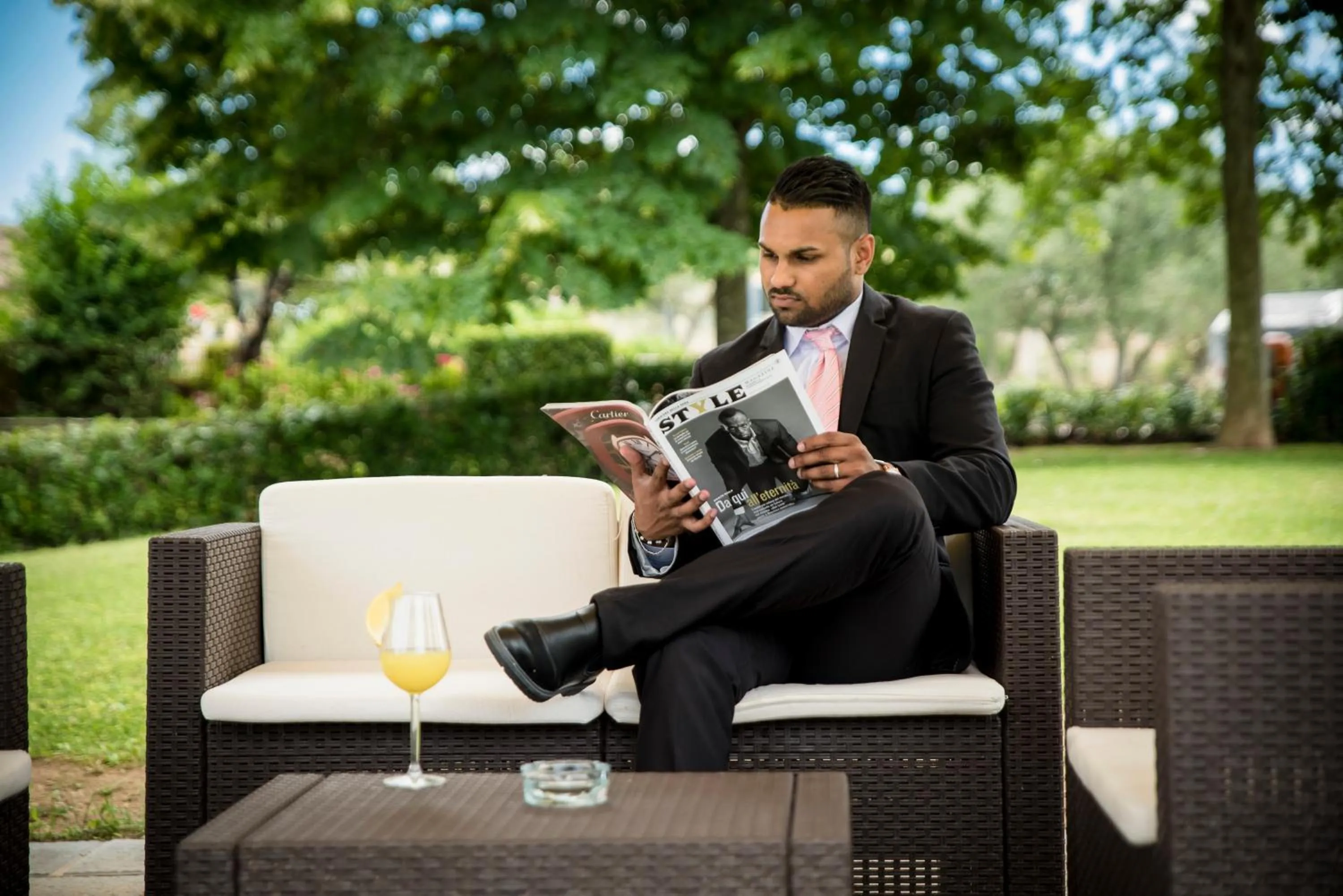 Patio in Hotel Executive