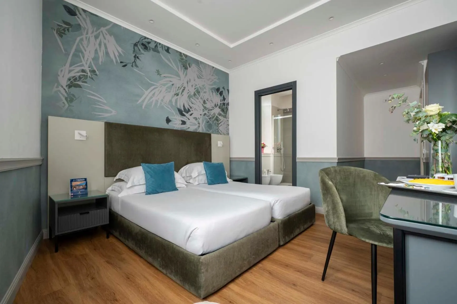 Bed in Atlante Star Hotel