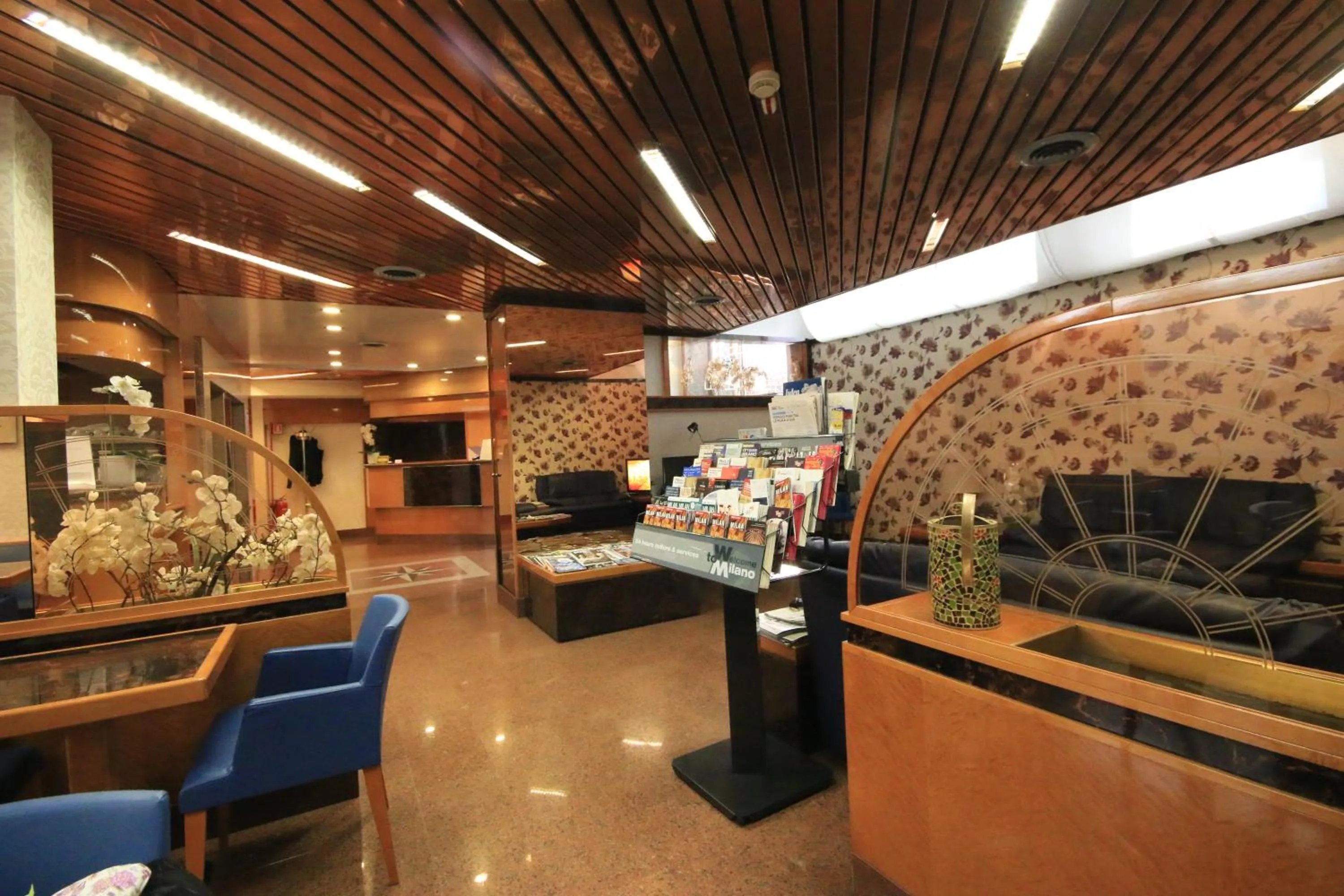 Communal lounge/ TV room in Hotel Lido