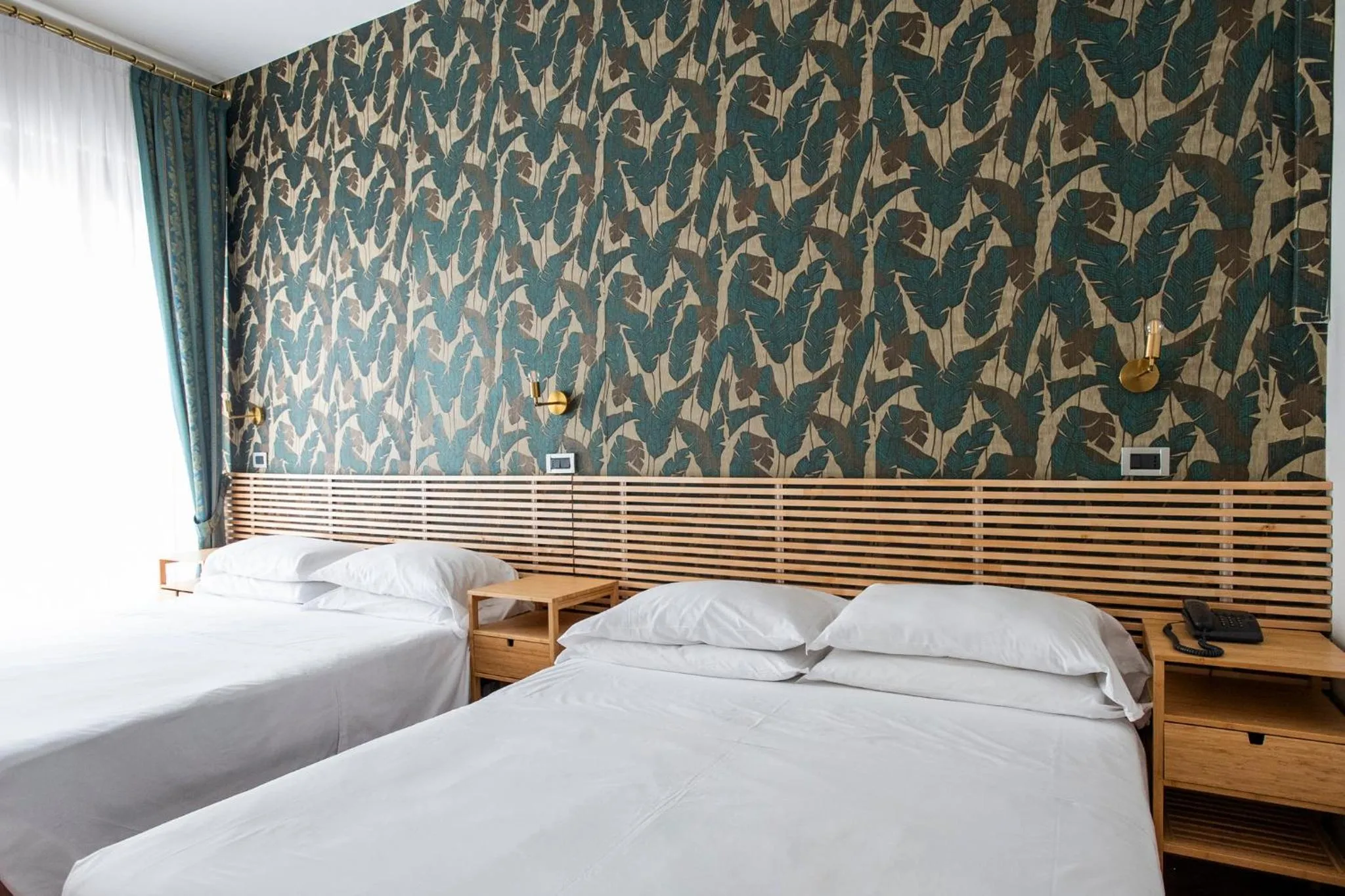 Bed in Hotel Rivamare