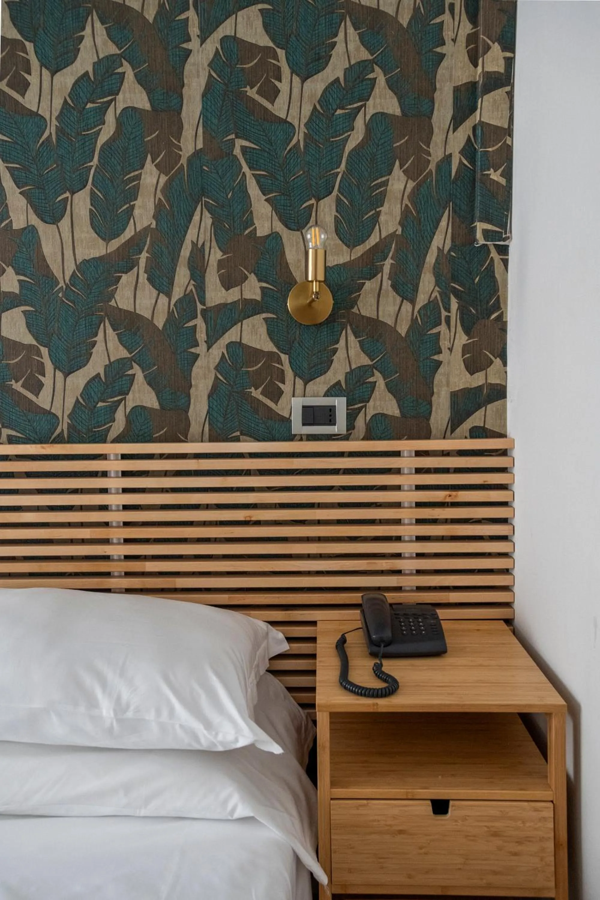 Bed in Hotel Rivamare