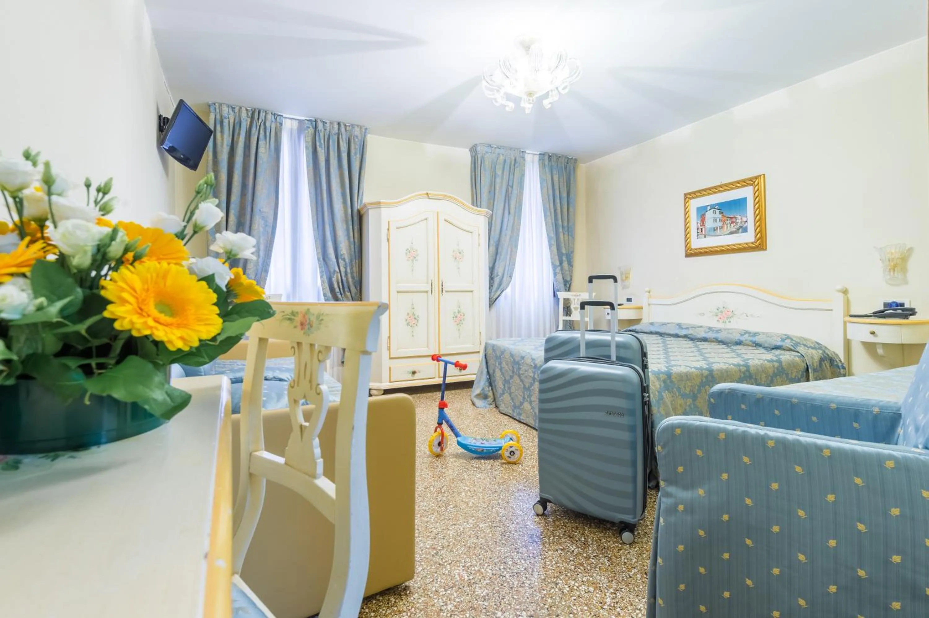 Bed in Hotel Mercurio