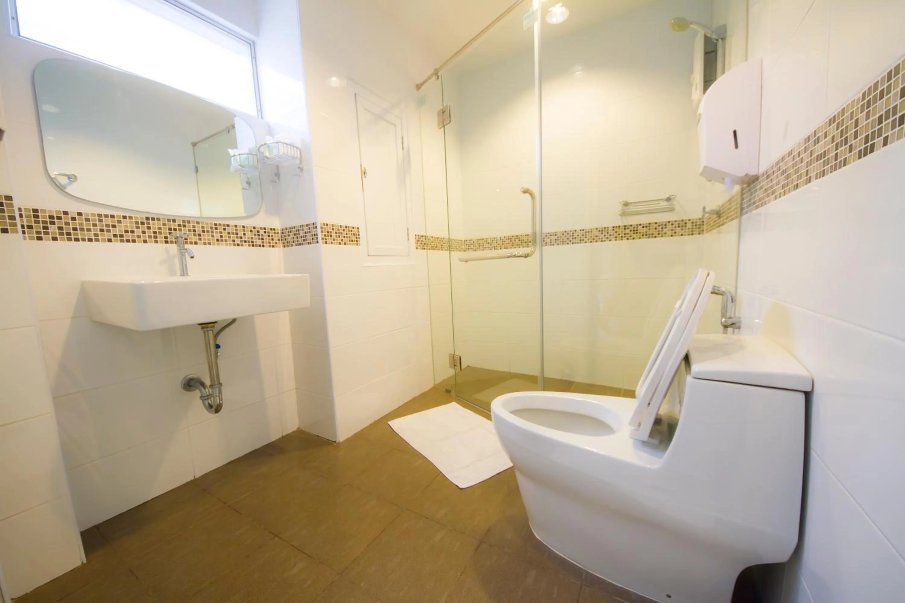 Bathroom in TH beach hotel