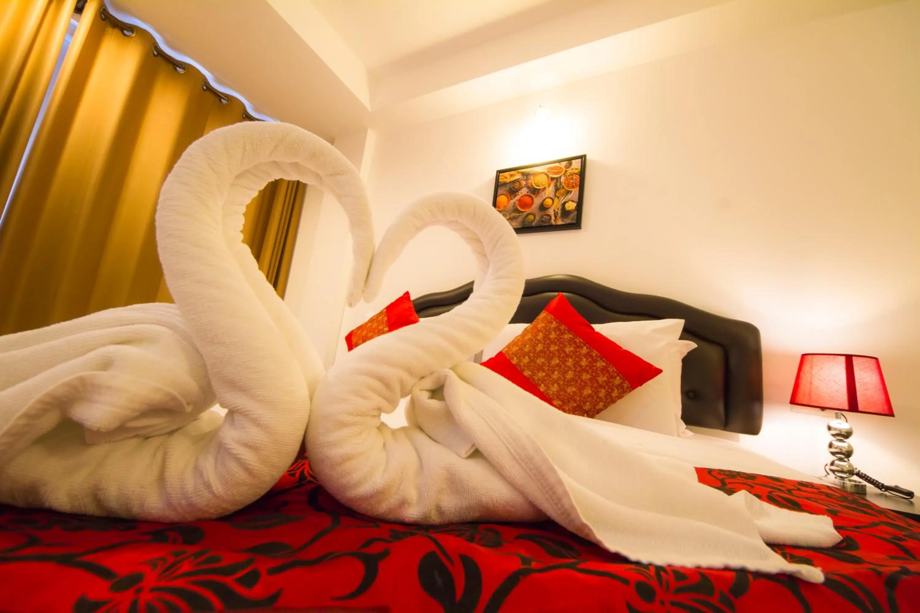 Decorative detail, Bed in TH beach hotel