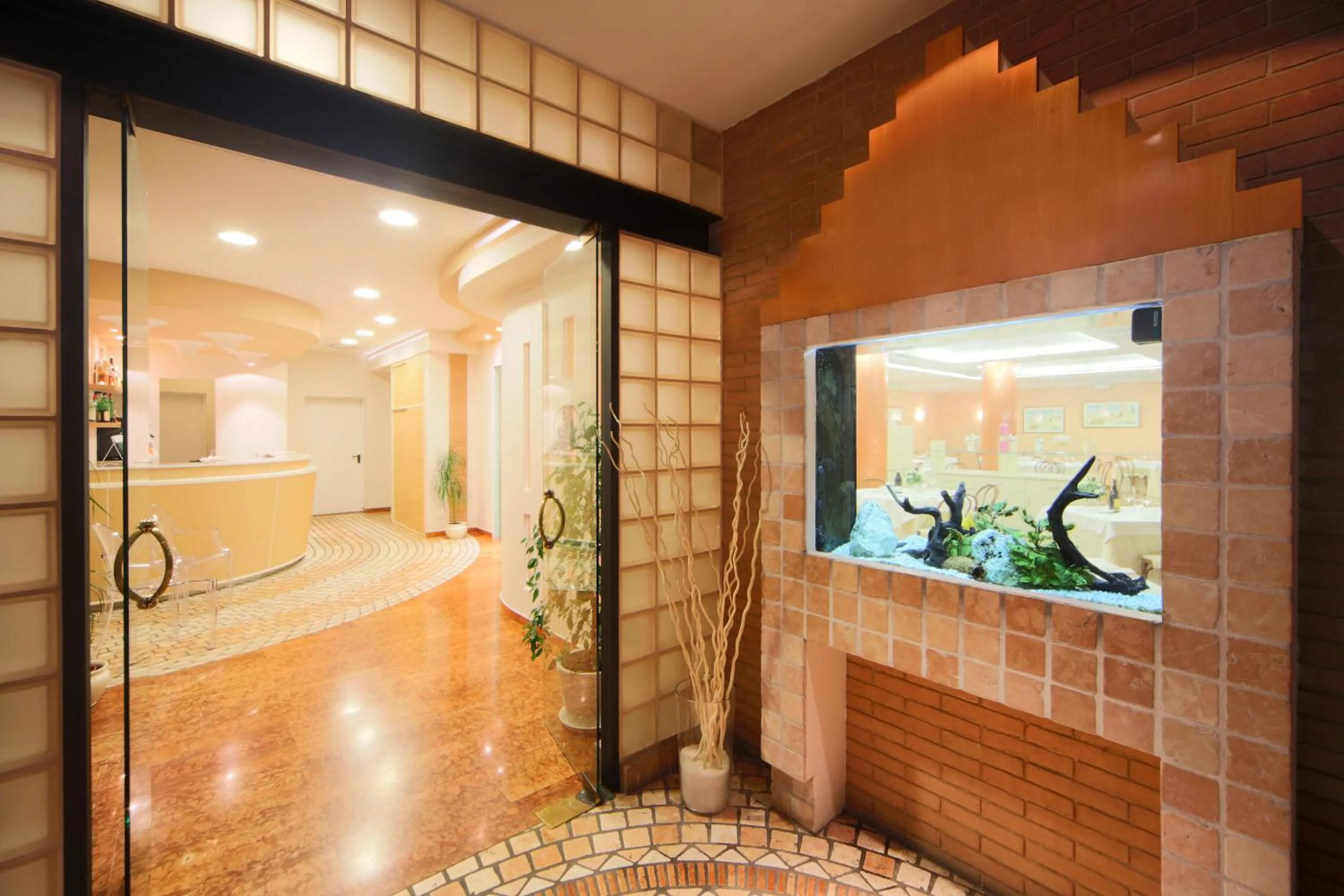 Lobby or reception in Ristorante Hotel Lucia - 100 mt dal mare