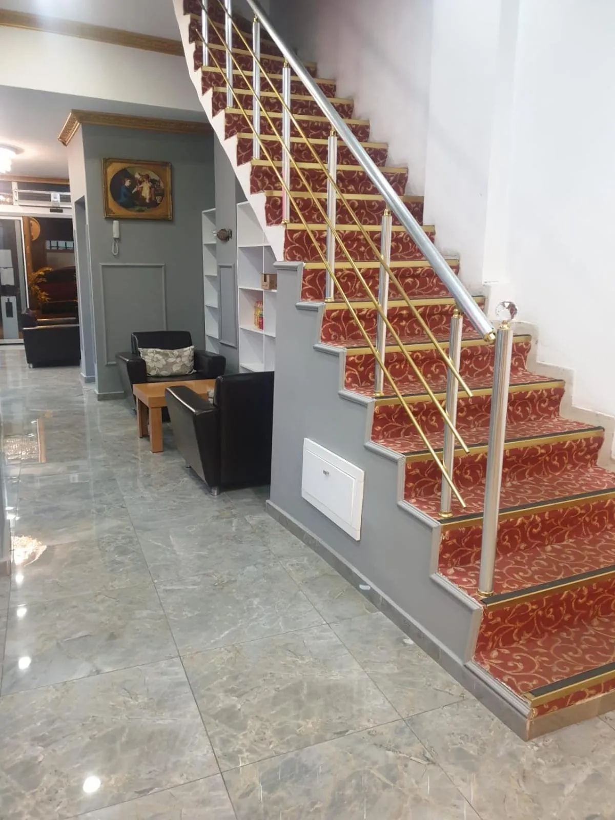 Lobby or reception in Stad Pansiyon AİLE