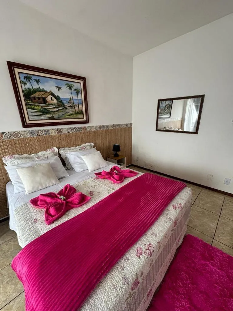 Bed in Pousada toca do cambu