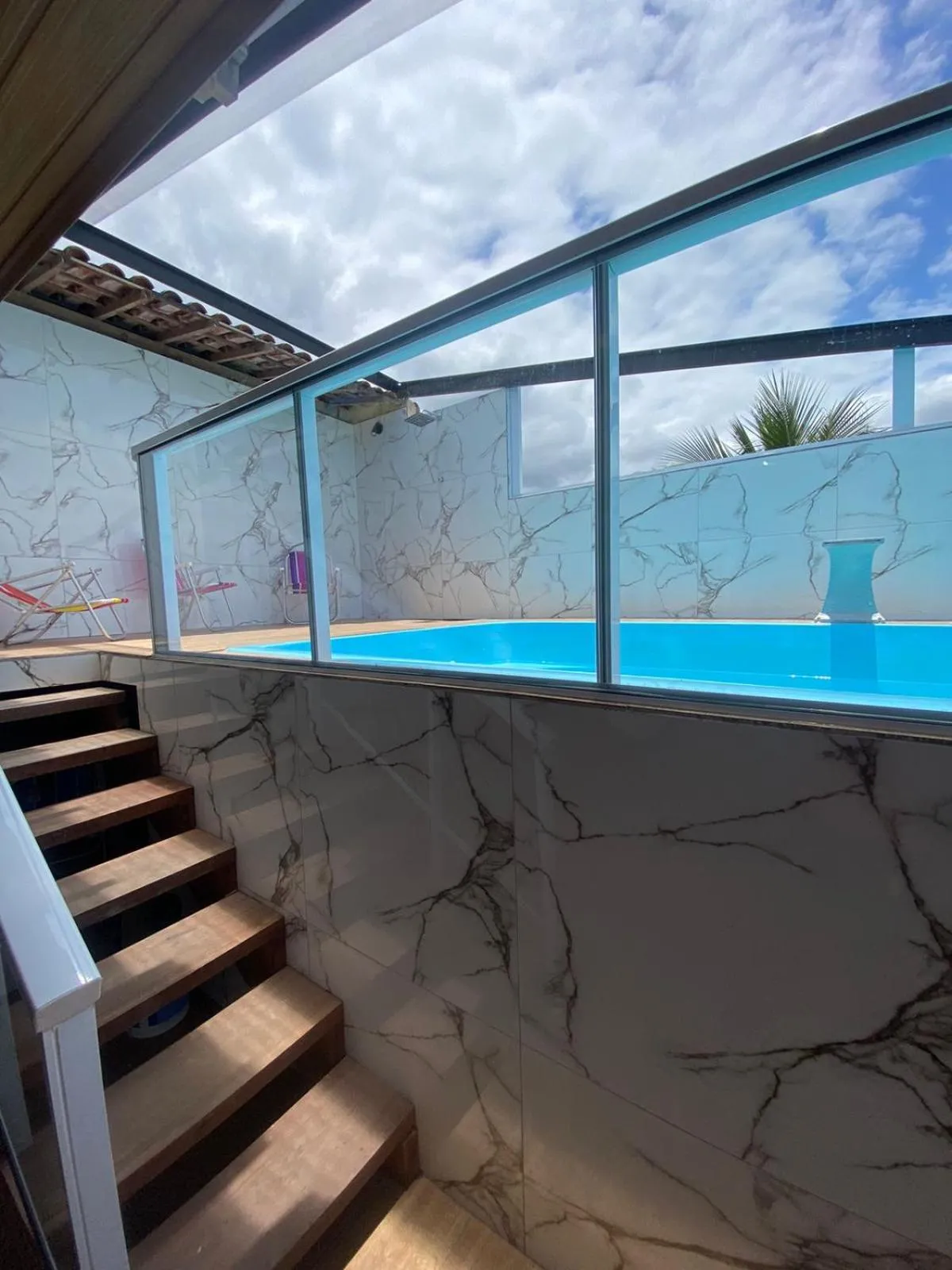 Swimming pool in Pousada toca do cambu