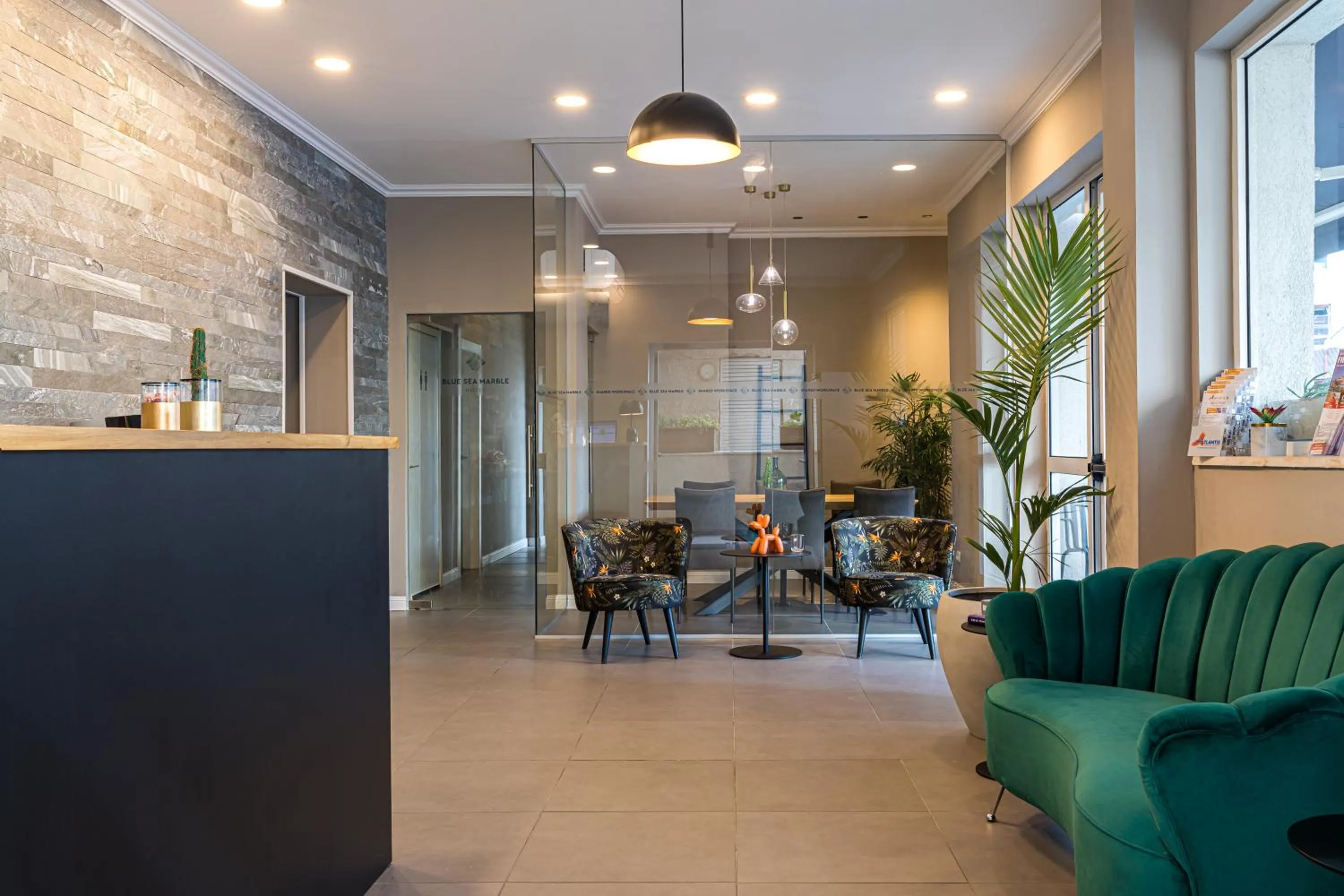 Communal lounge/ TV room in Blue Sea Marble