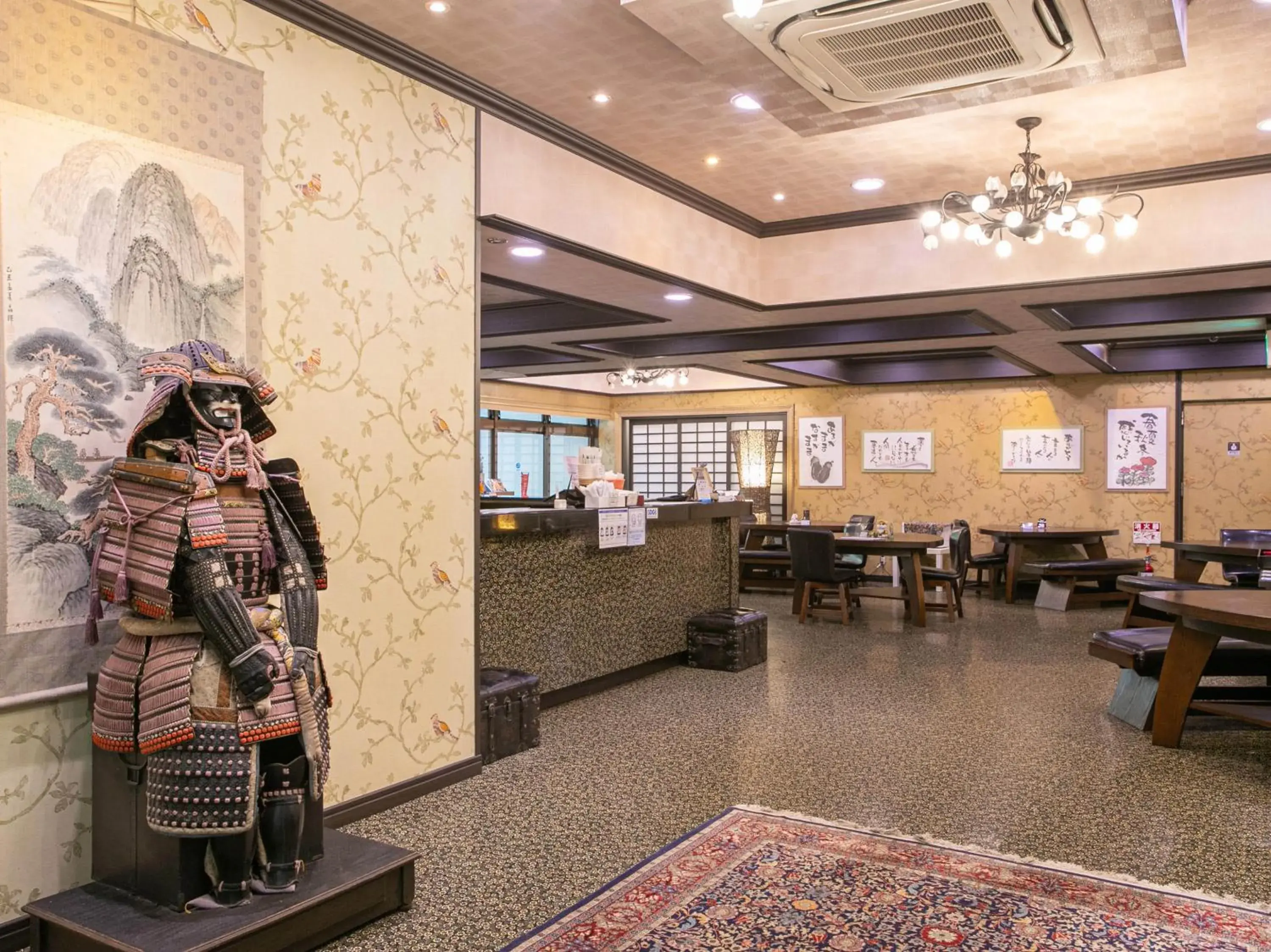 Lobby or reception in Yufuin Besso Shikisai Hotel Lobby or reception in Yufuin Besso Shikisai Hotel