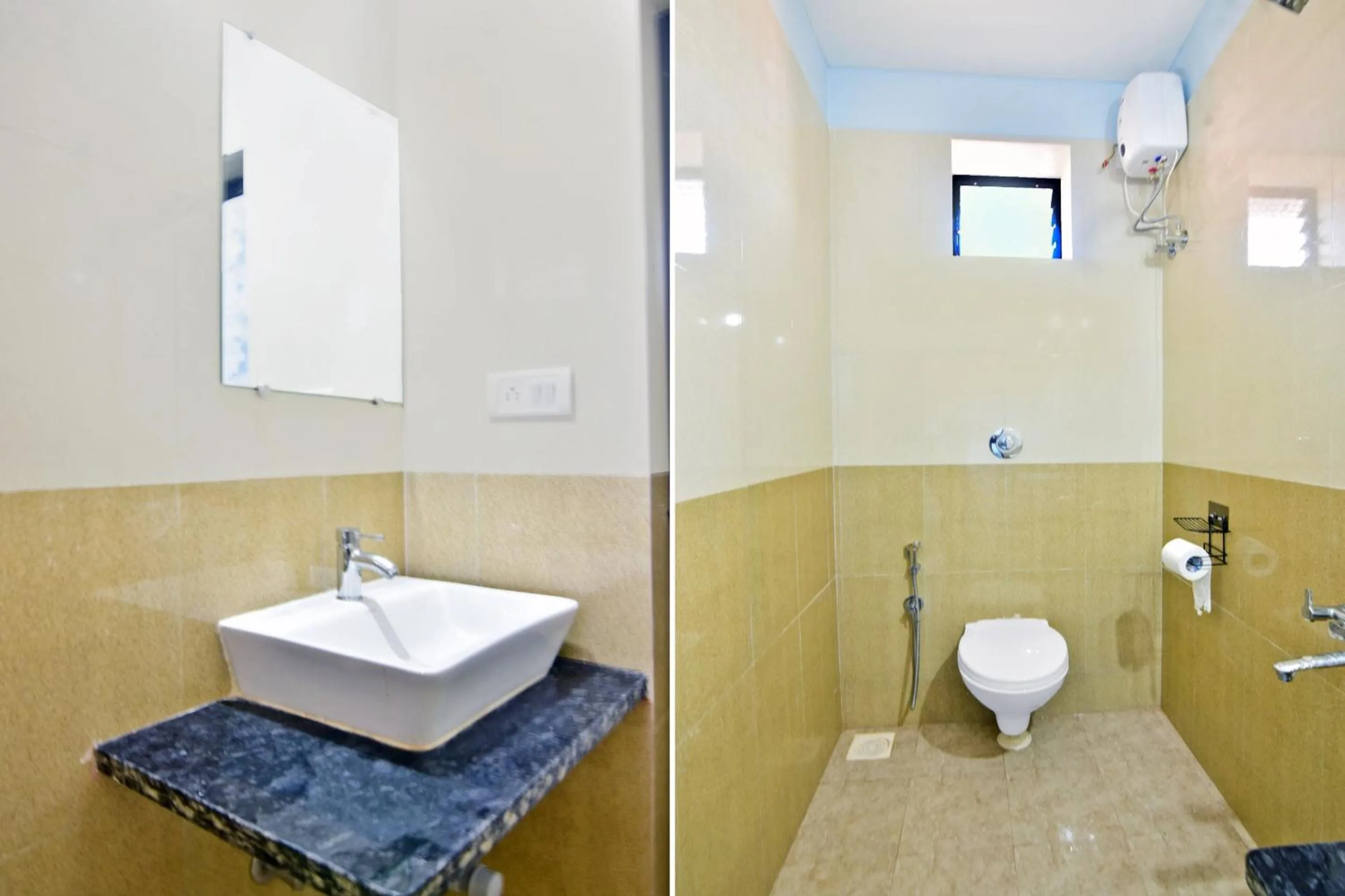 Bathroom in Hotel O by OYO Sai Leela