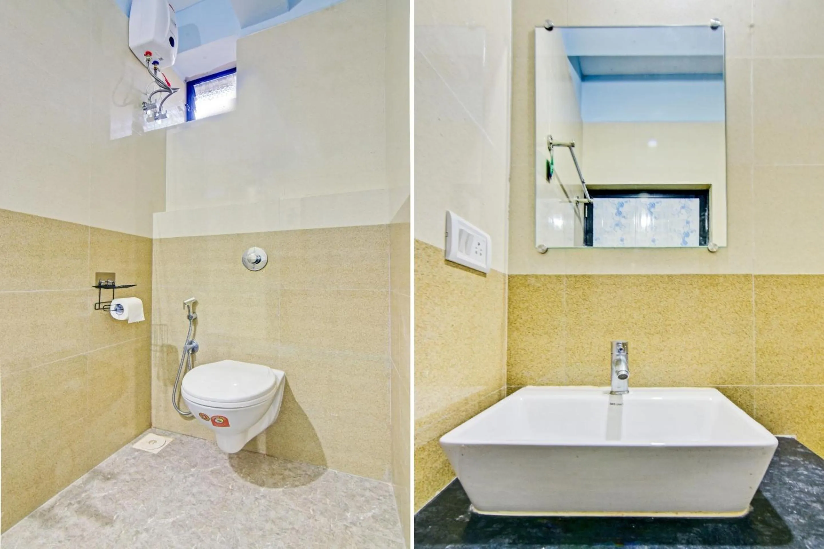 Bathroom in Hotel O by OYO Sai Leela