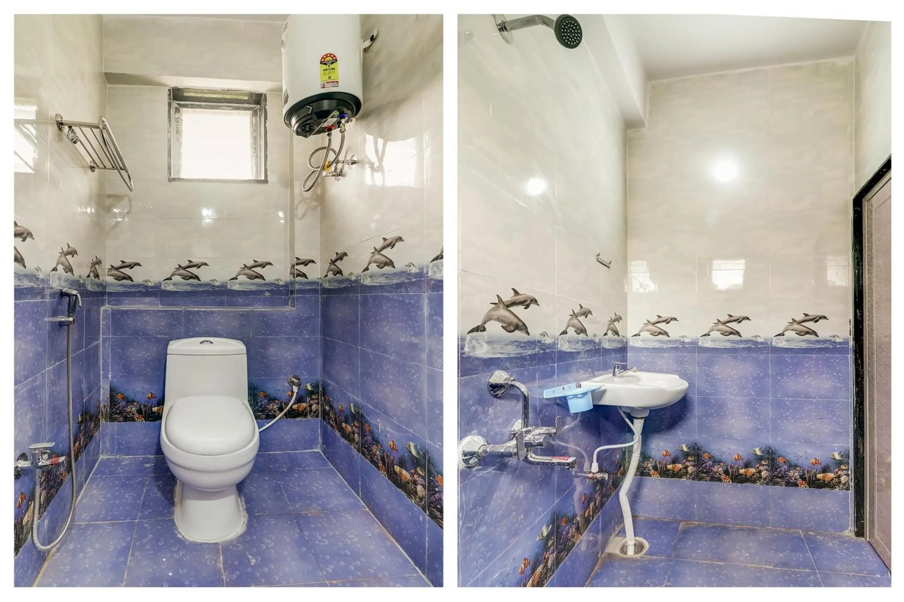 Bathroom in Hotel O Sri Singampalli Residency