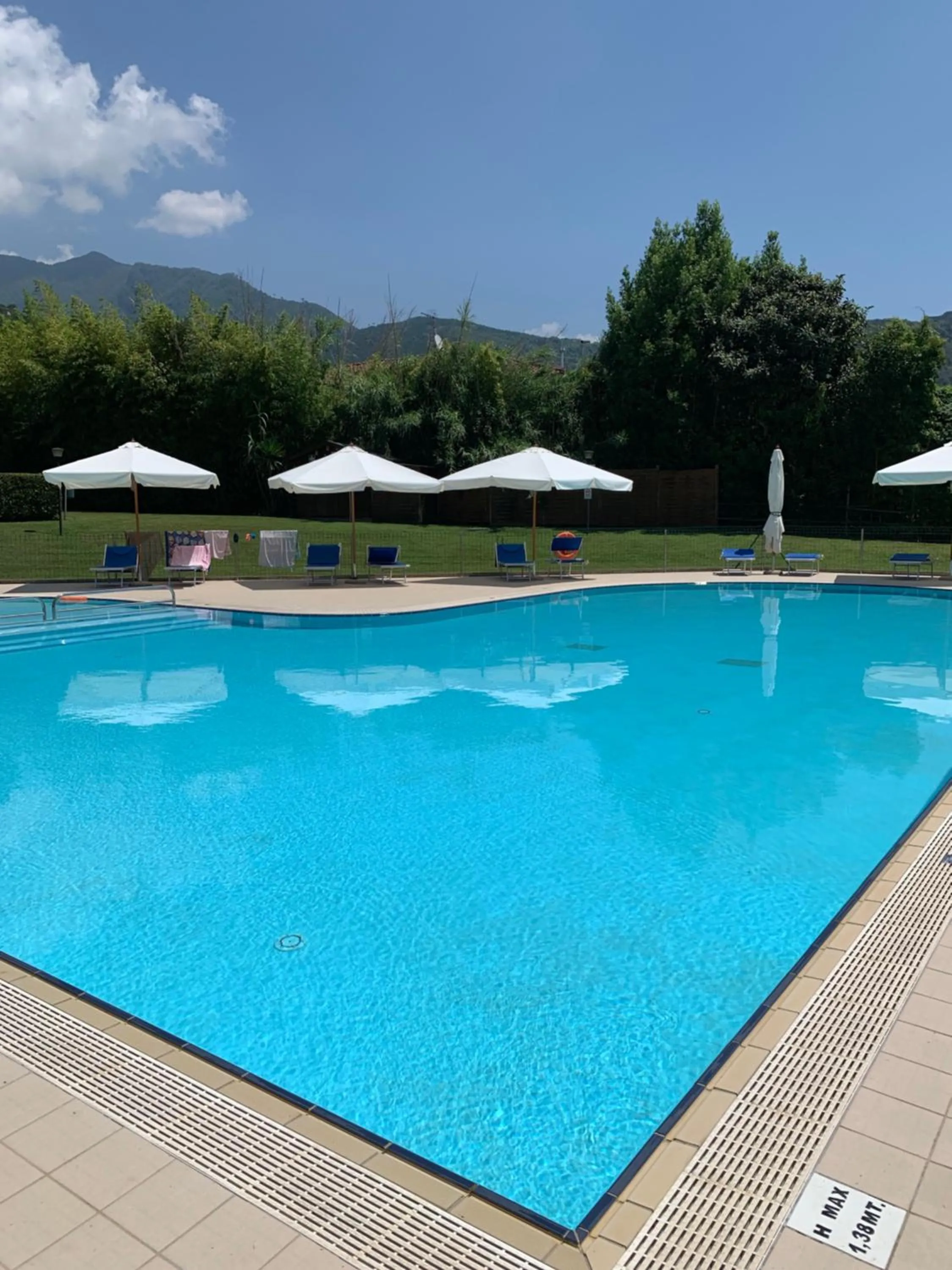 Pool view in Aurelia Rta Detta il Cascinale