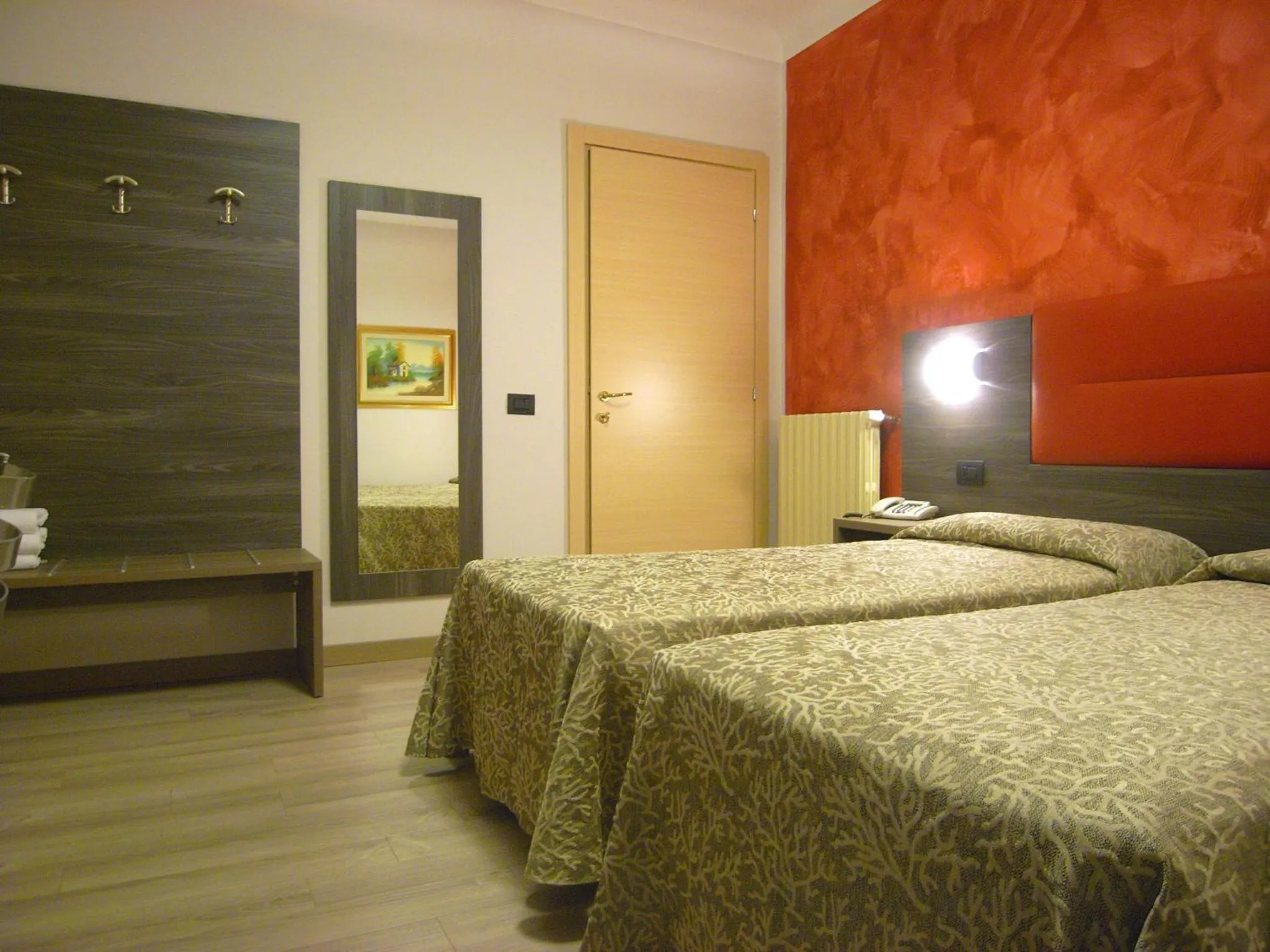 Bed in Hotel Siena