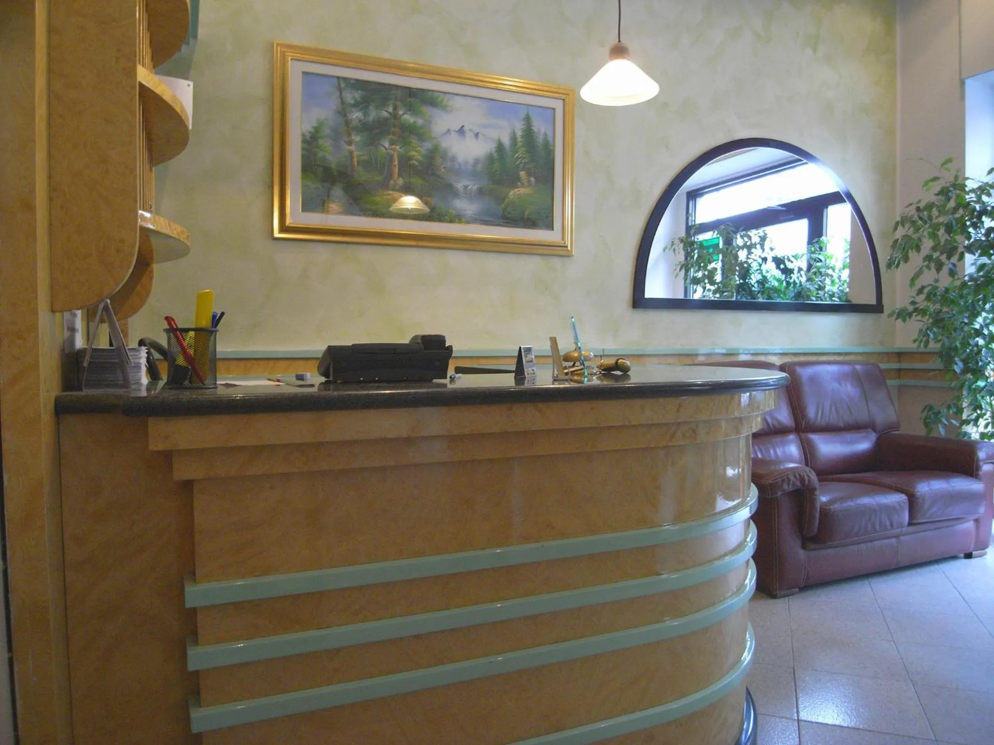 Lobby or reception in Hotel Siena