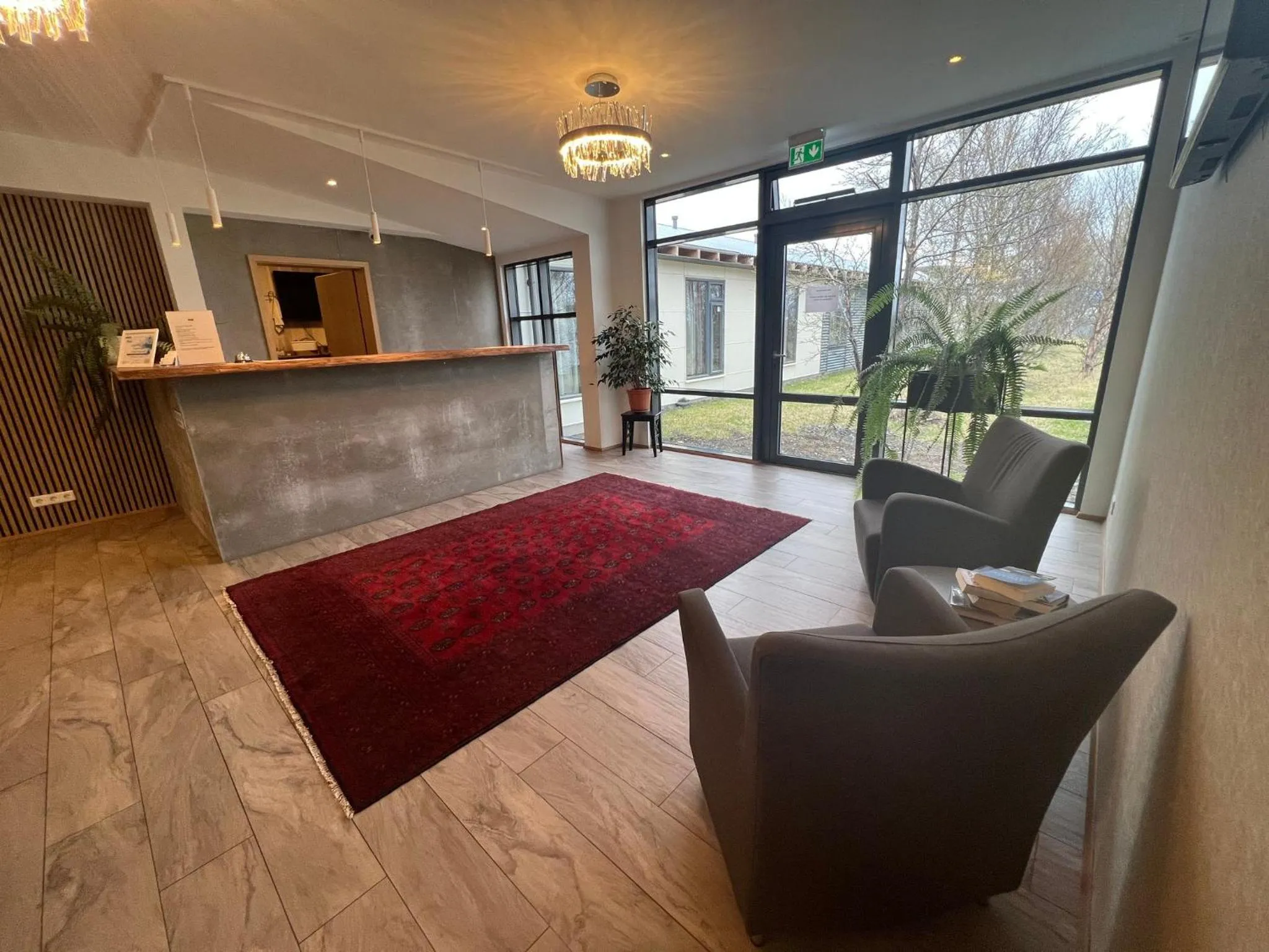 Lobby or reception in Hótel Skógafoss by EJ Hotels