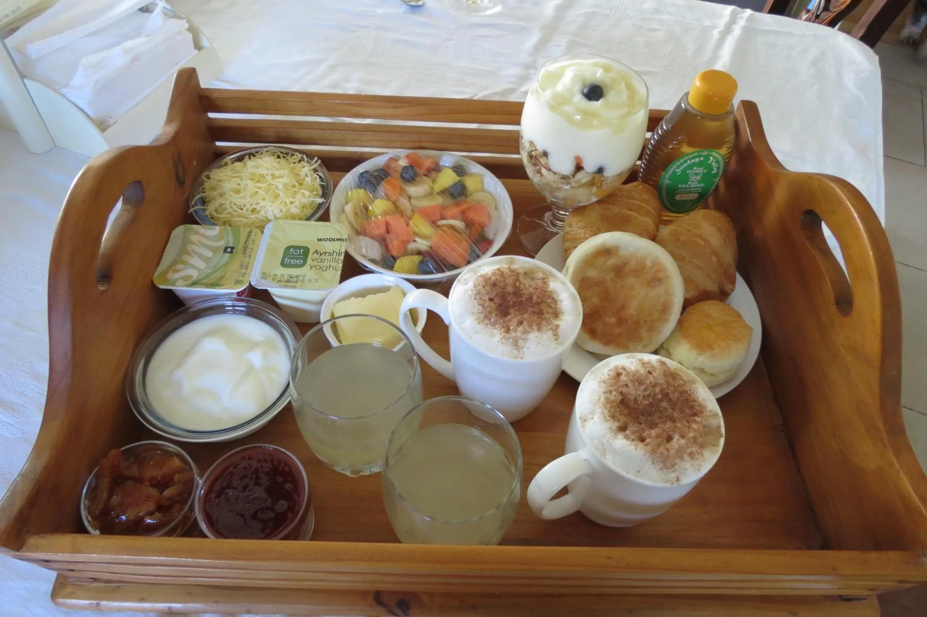 Food and drinks in AppleBee Guest Cottages