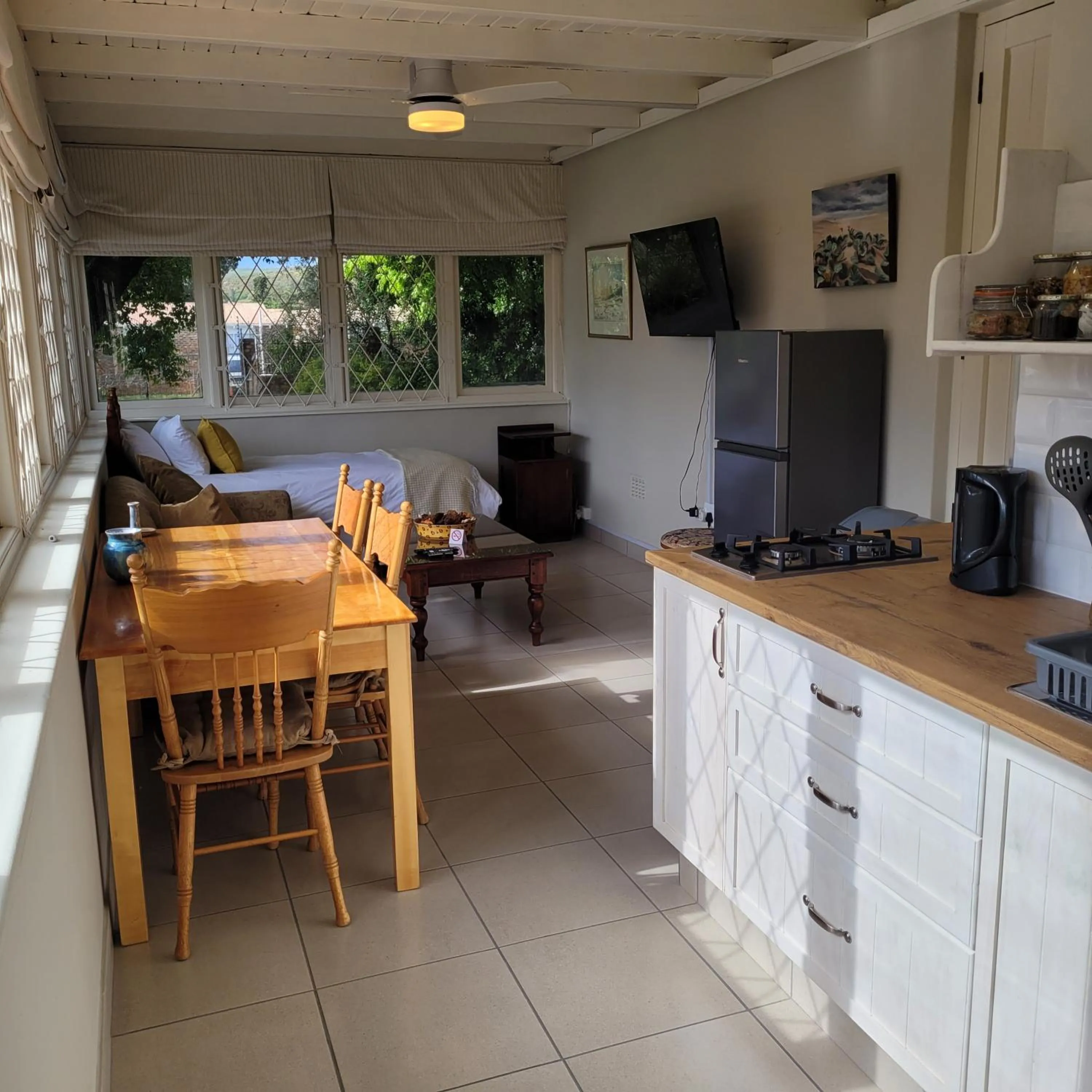 kitchen in AppleBee Guest Cottages