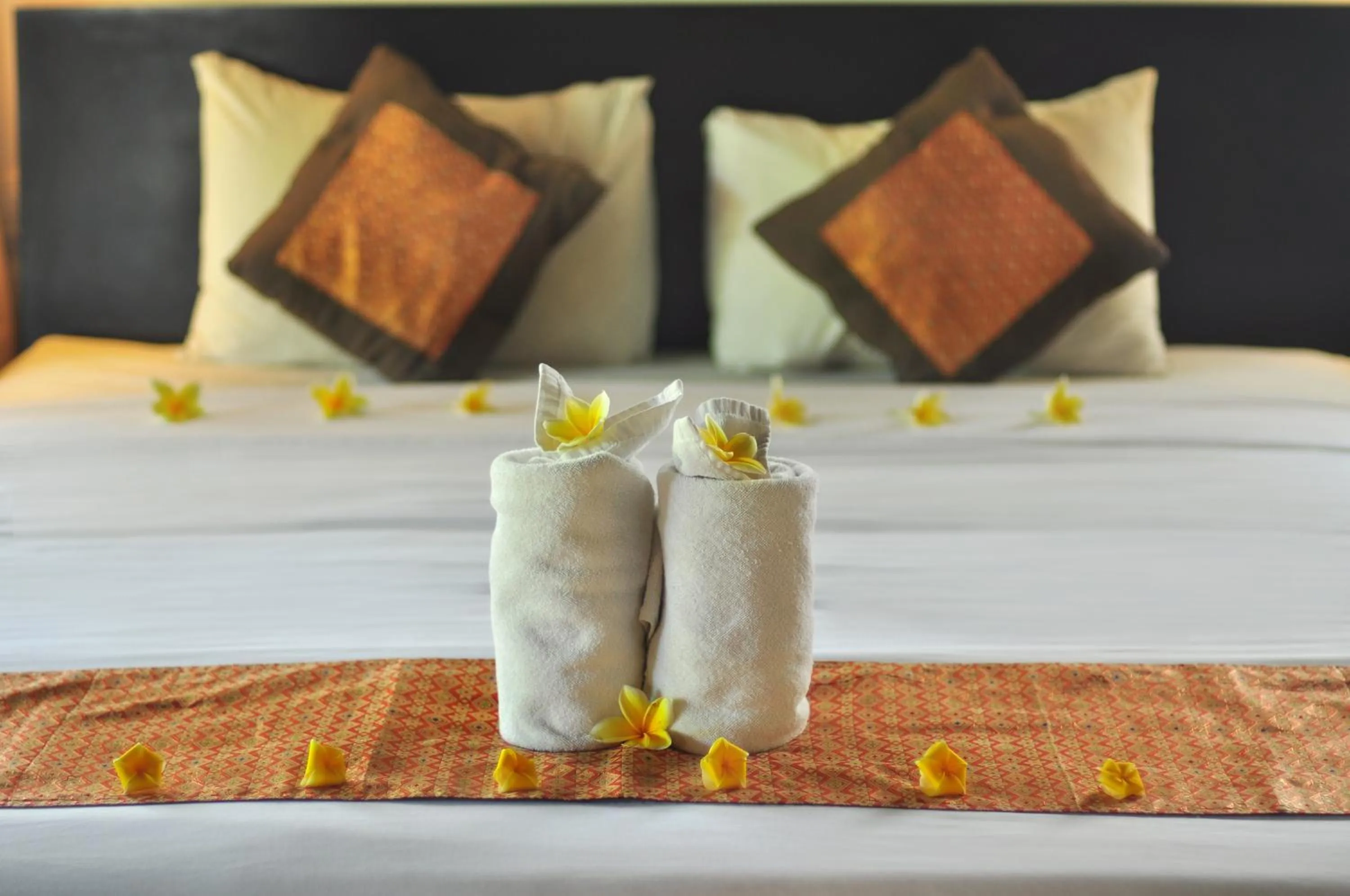 Decorative detail, Bed in Sari Villa Sanur Beach