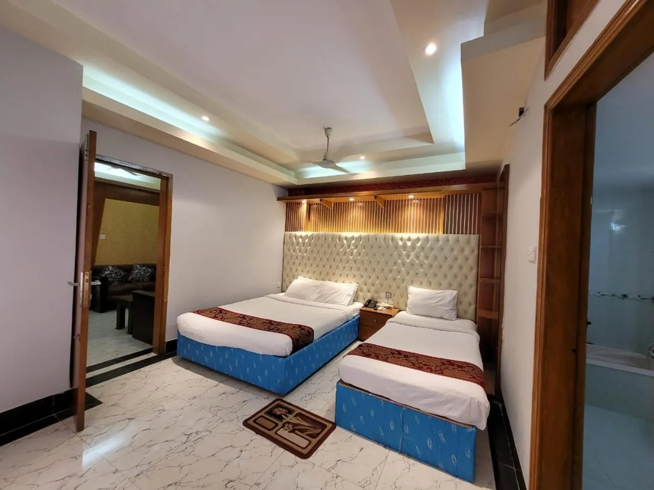 Bed in Hotel Sea World Cox's Bazar