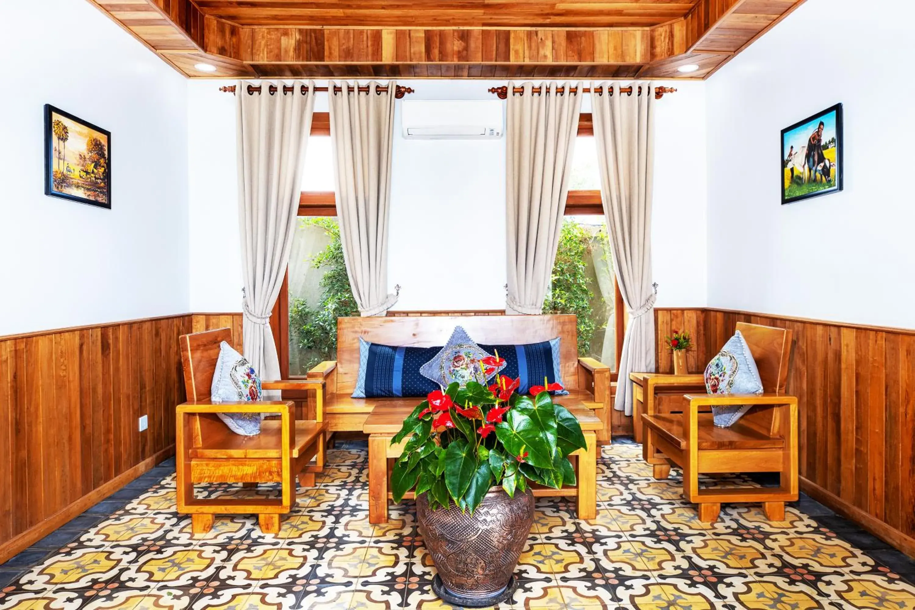 Living room in KNN RESORT Mondulkiri Living room in KNN RESORT Mondulkiri