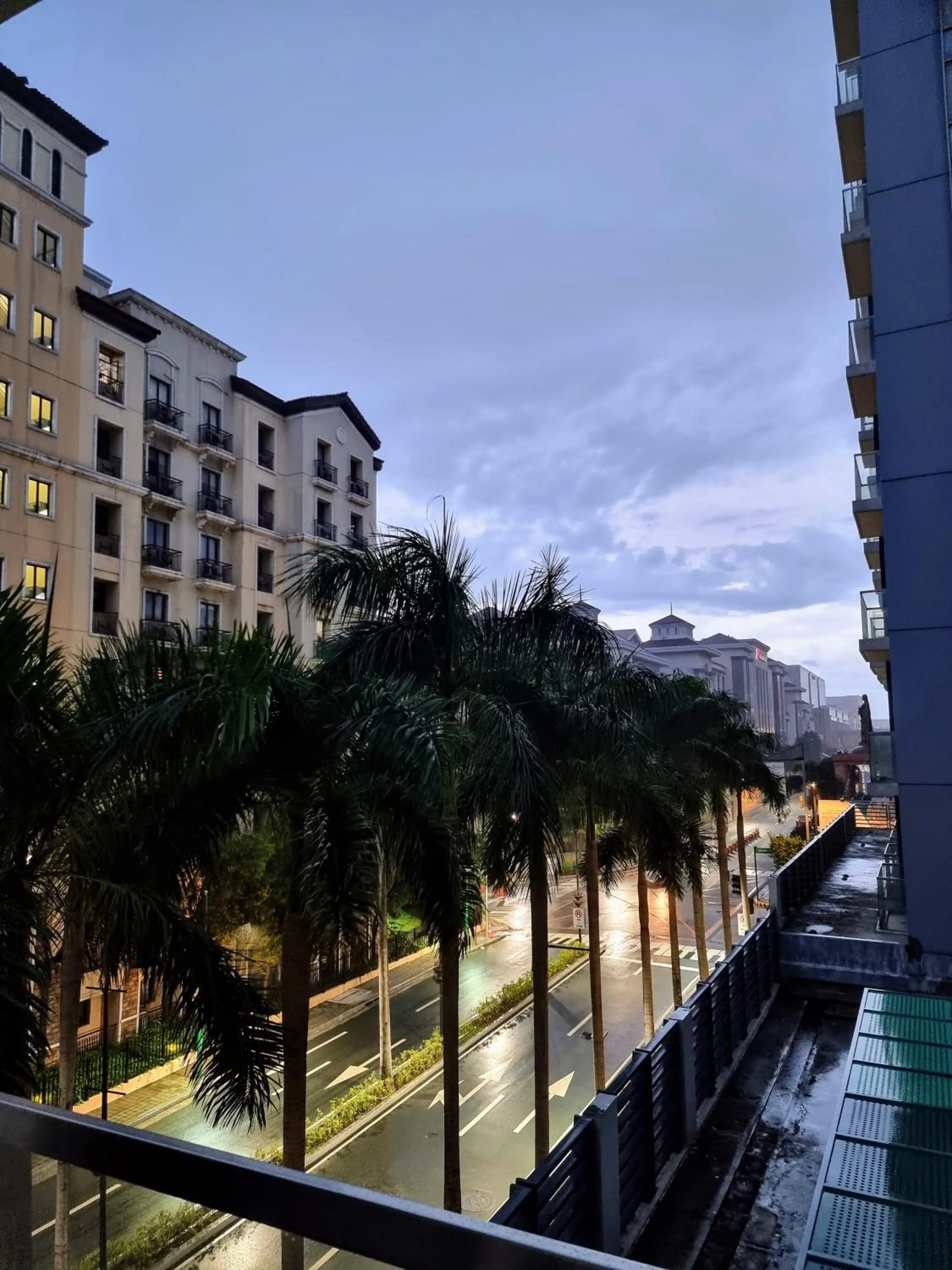 Street view in One Palm Tree Villas Condo Across NAIA Terminal 3