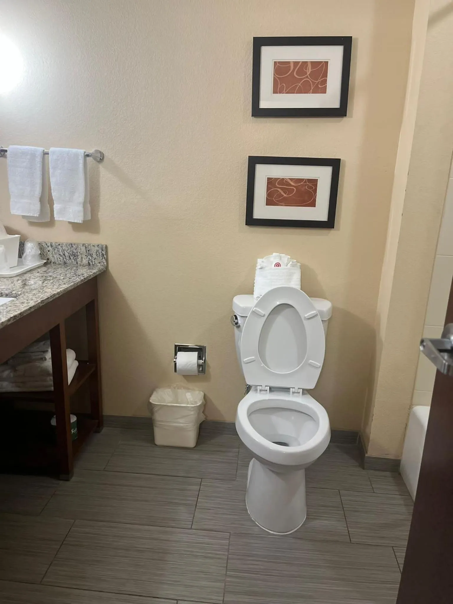 Bathroom in Comfort Suites Cotulla near I-35